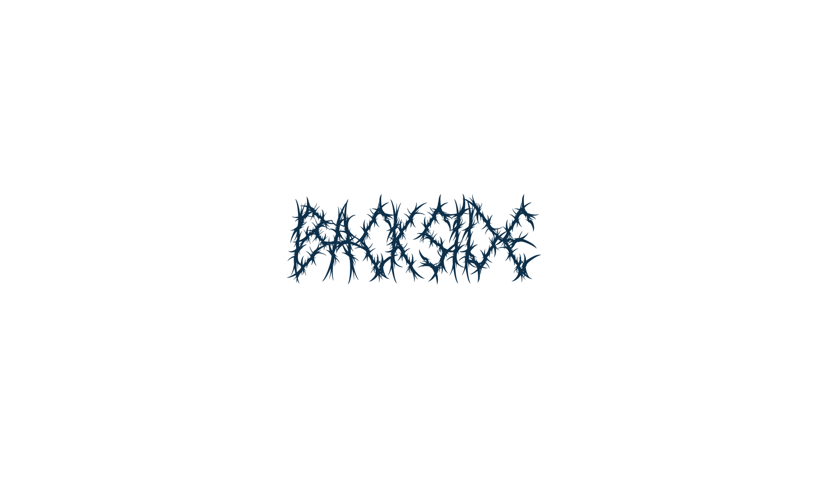 Backside, gothic modern font preview