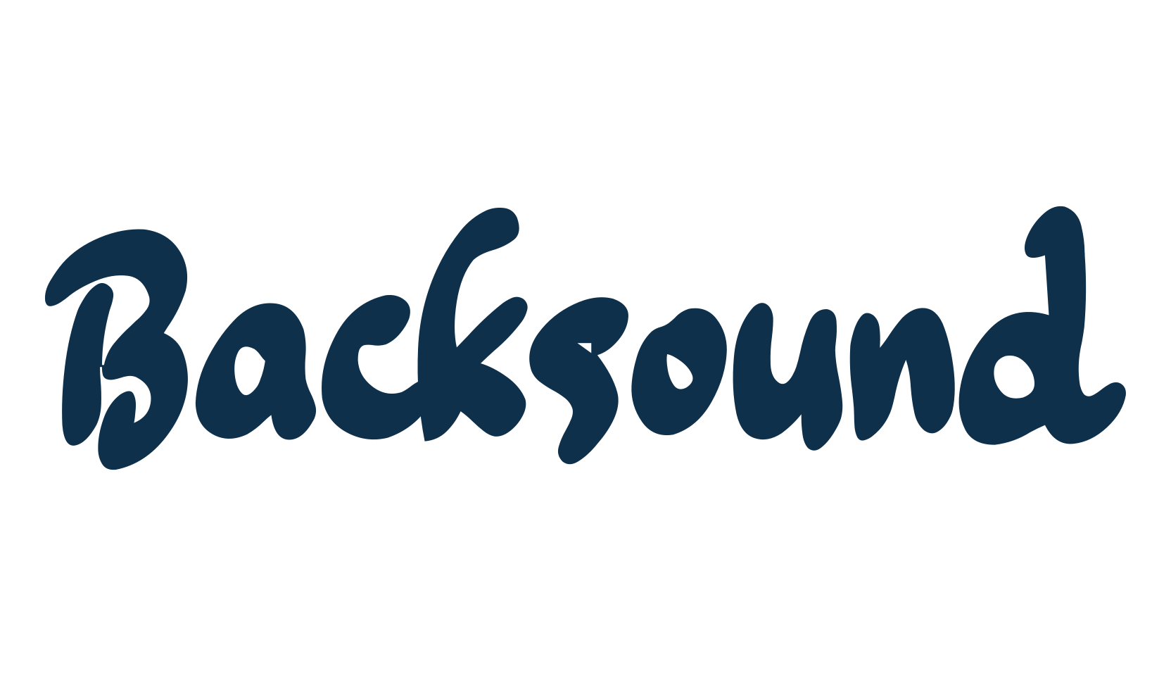 Backsound, script handwritten fancy decorative calligraphy font preview