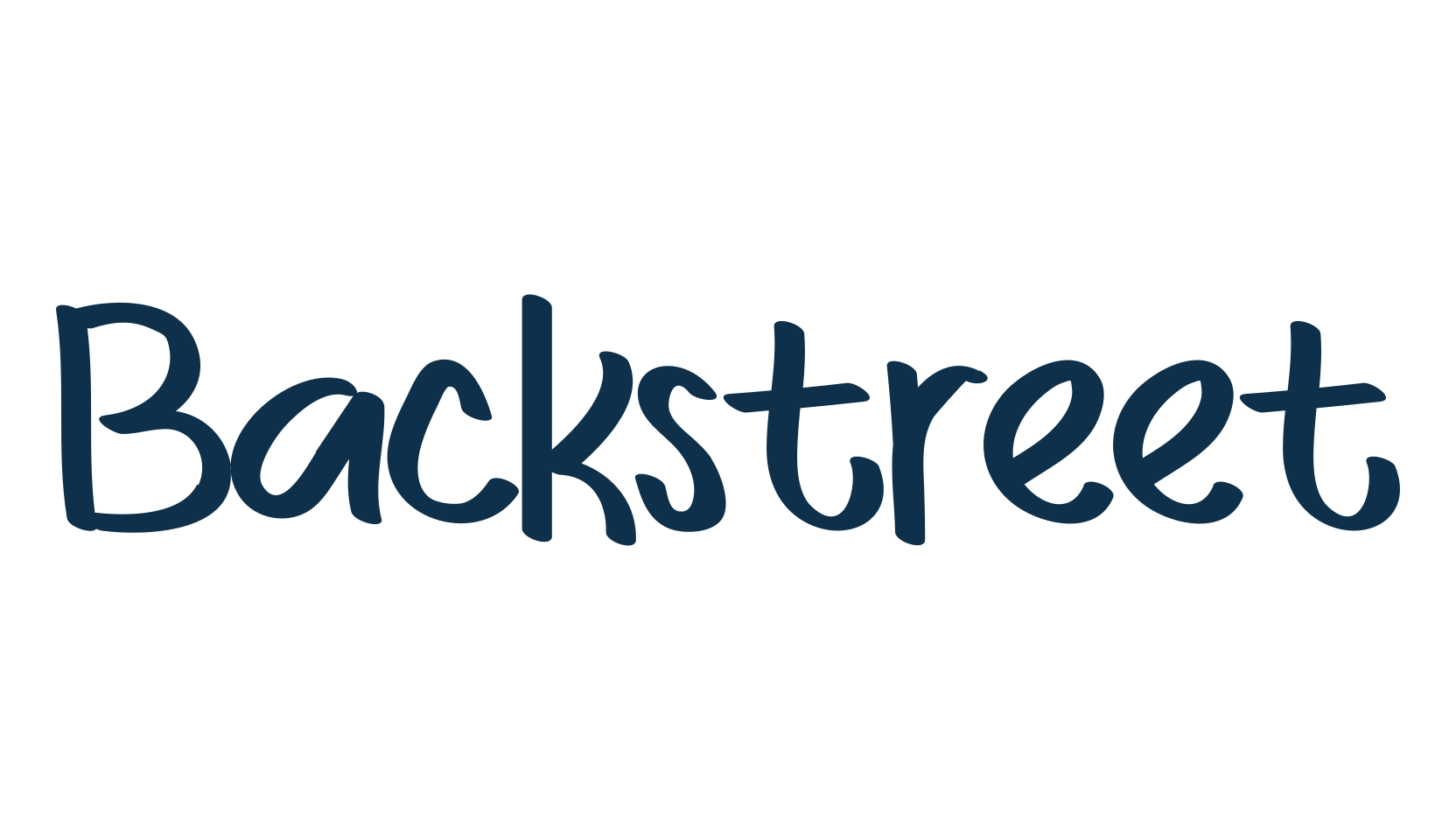 Backstreet, script handwritten fancy decorative calligraphy font preview