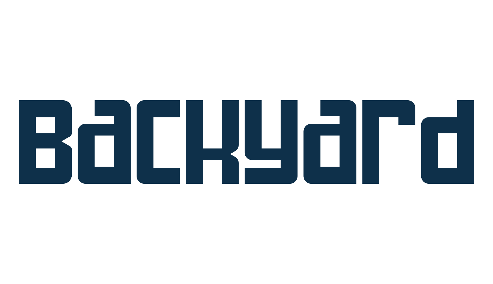 Backyard, sans serif font preview