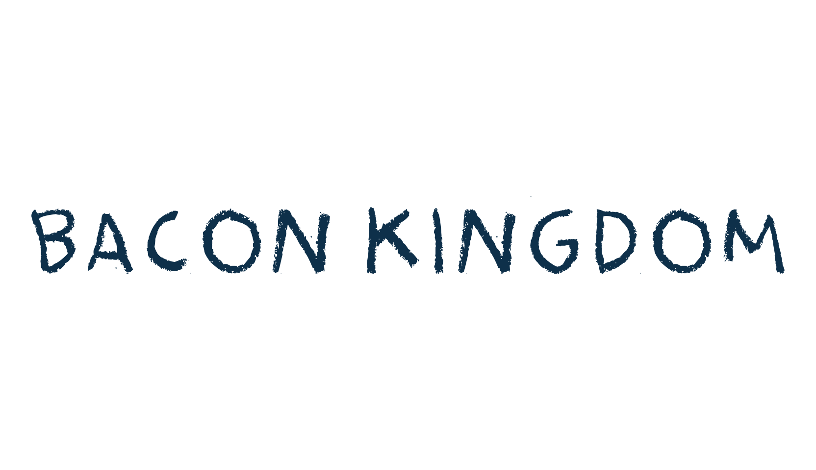 Bacon Kingdom, handwriting font preview