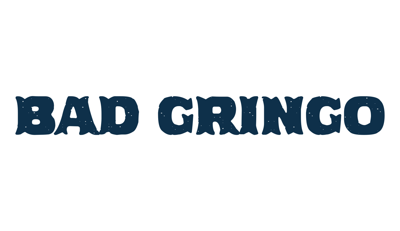 Bad Gringo, fancy western decorative font preview
