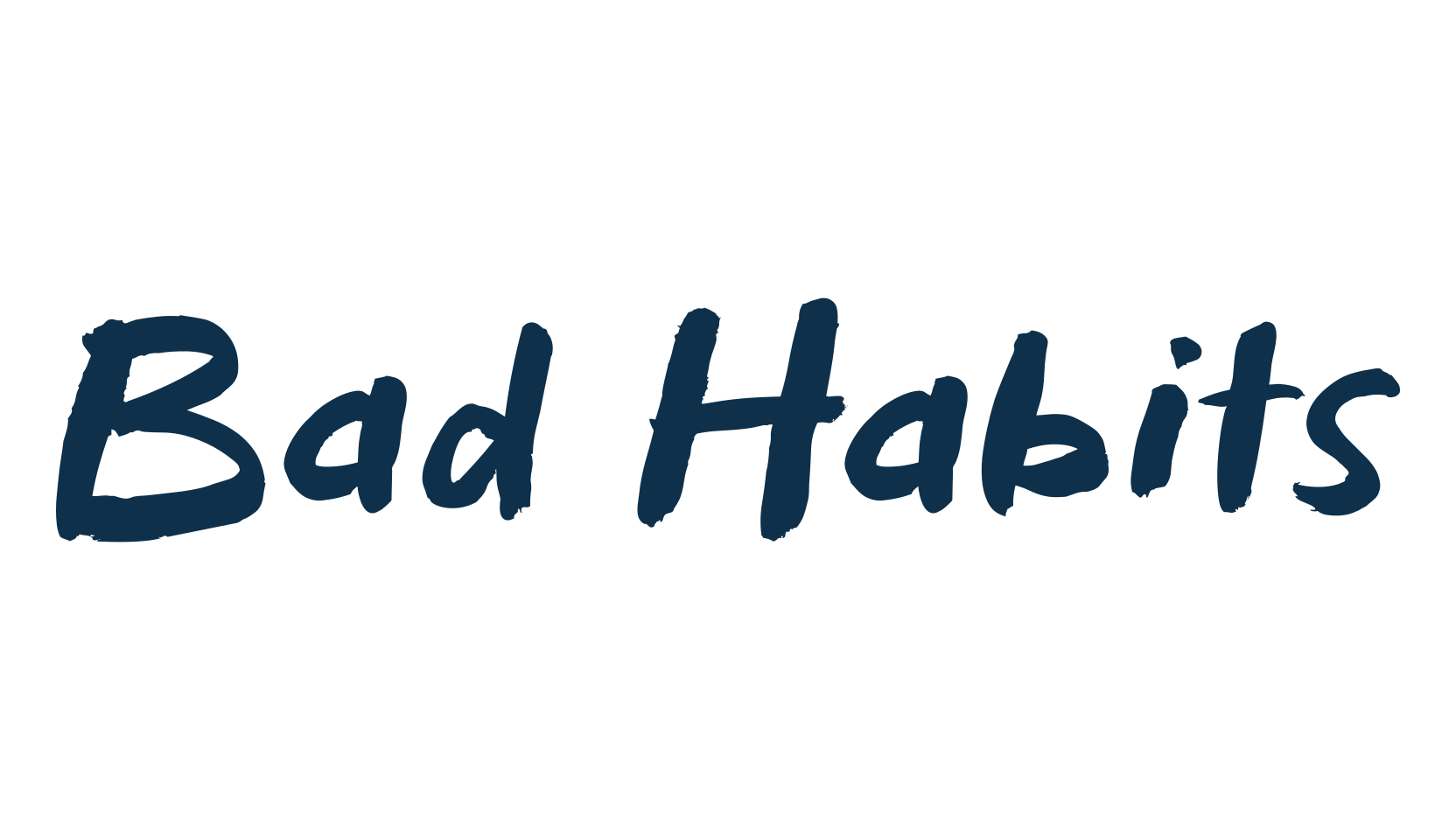 Bad Habits (bad-habits), script brush fancy decorative calligraphy font preview