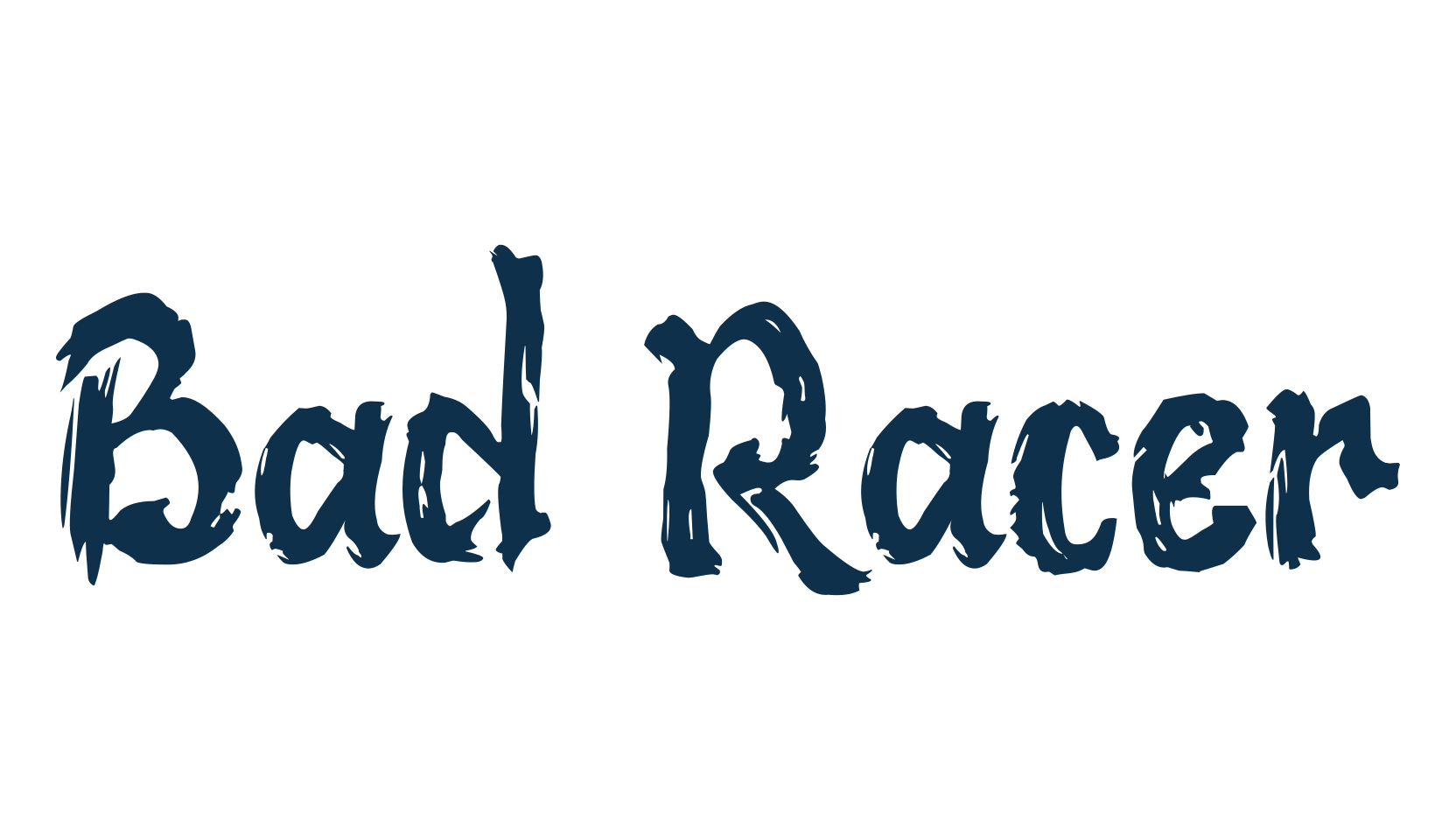 Bad Racer, script brush fancy decorative calligraphy font preview
