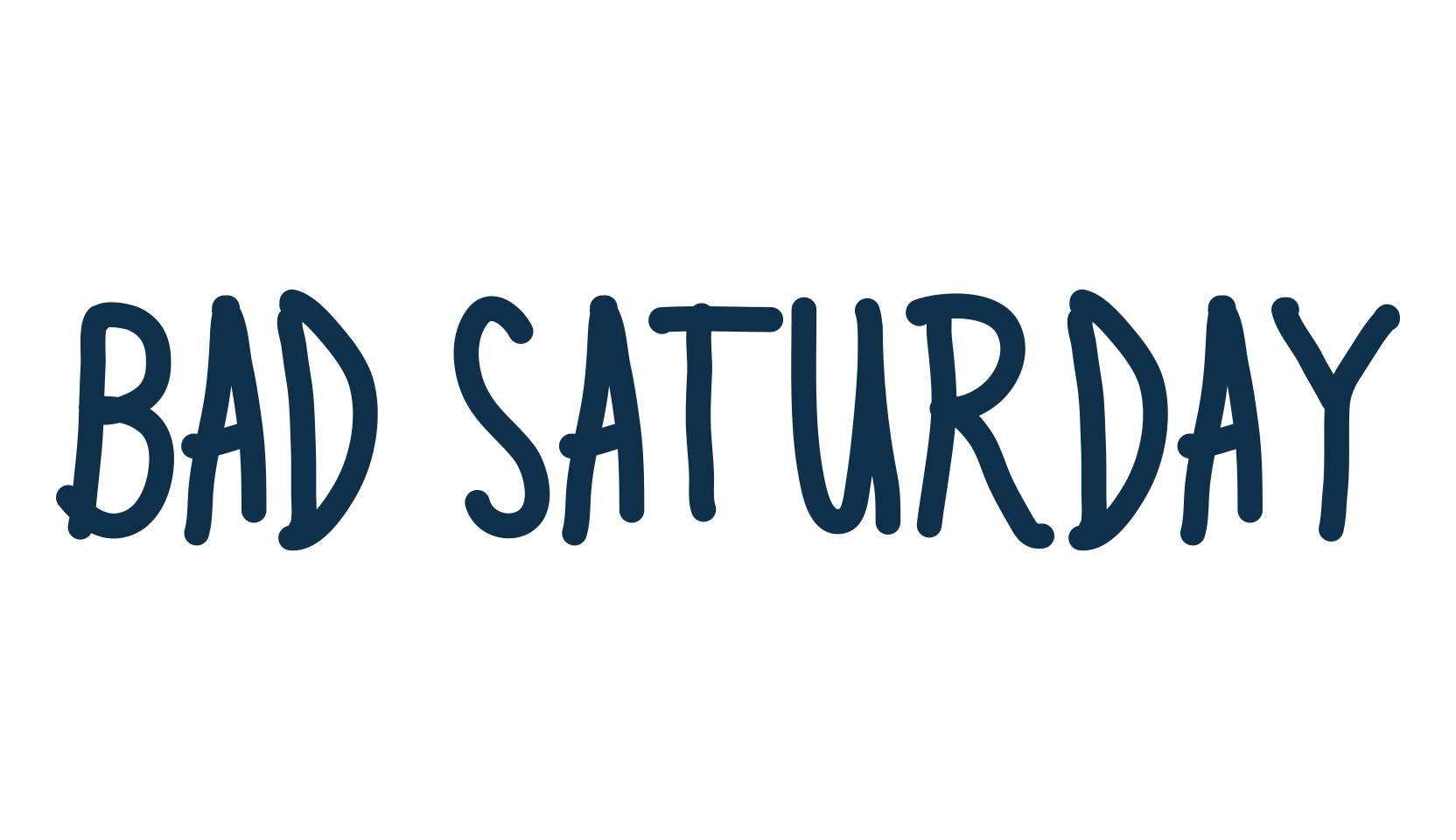 Bad Saturday, script handwritten fancy decorative calligraphy font preview