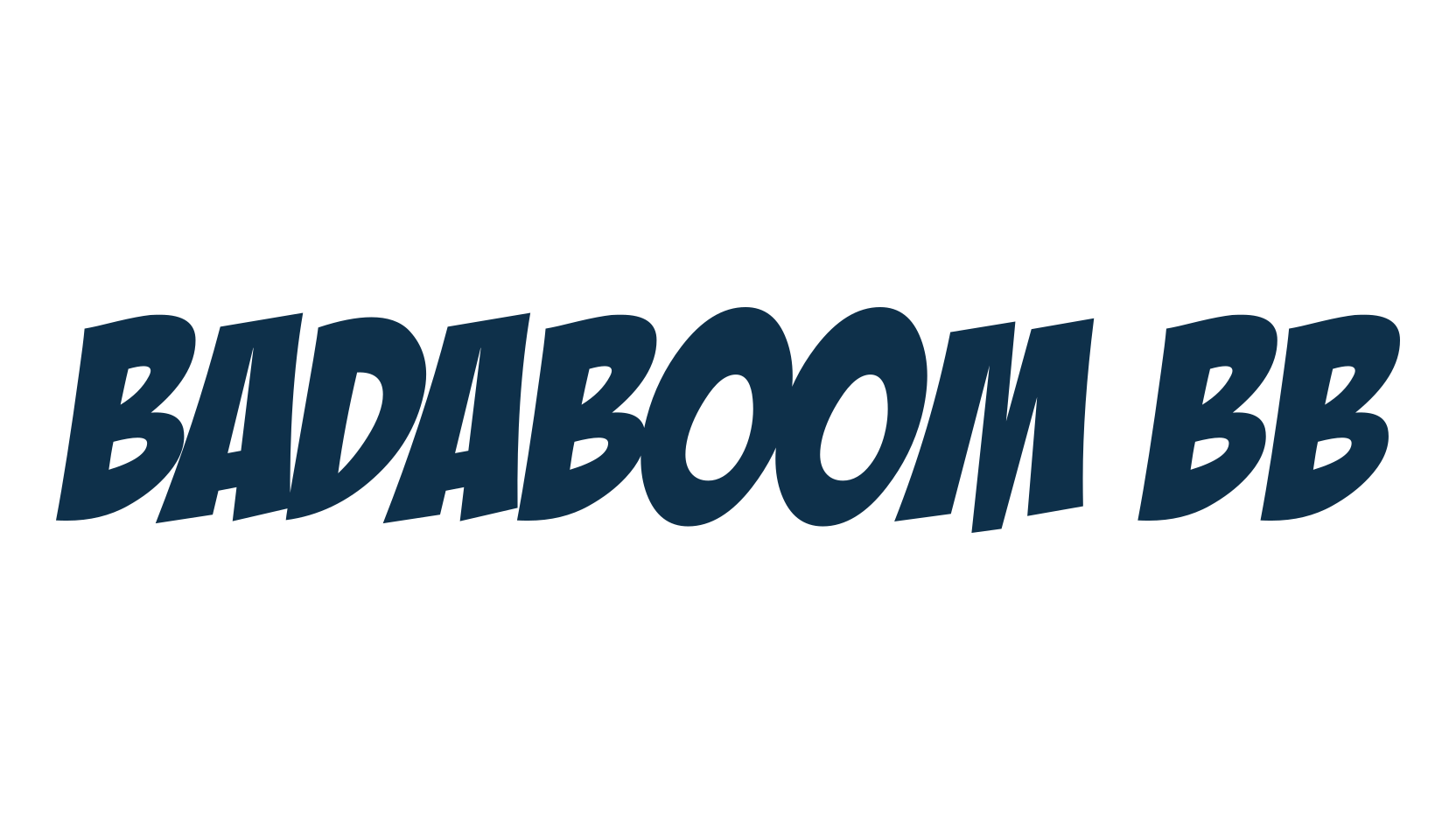 Badaboom BB, cartoon font preview