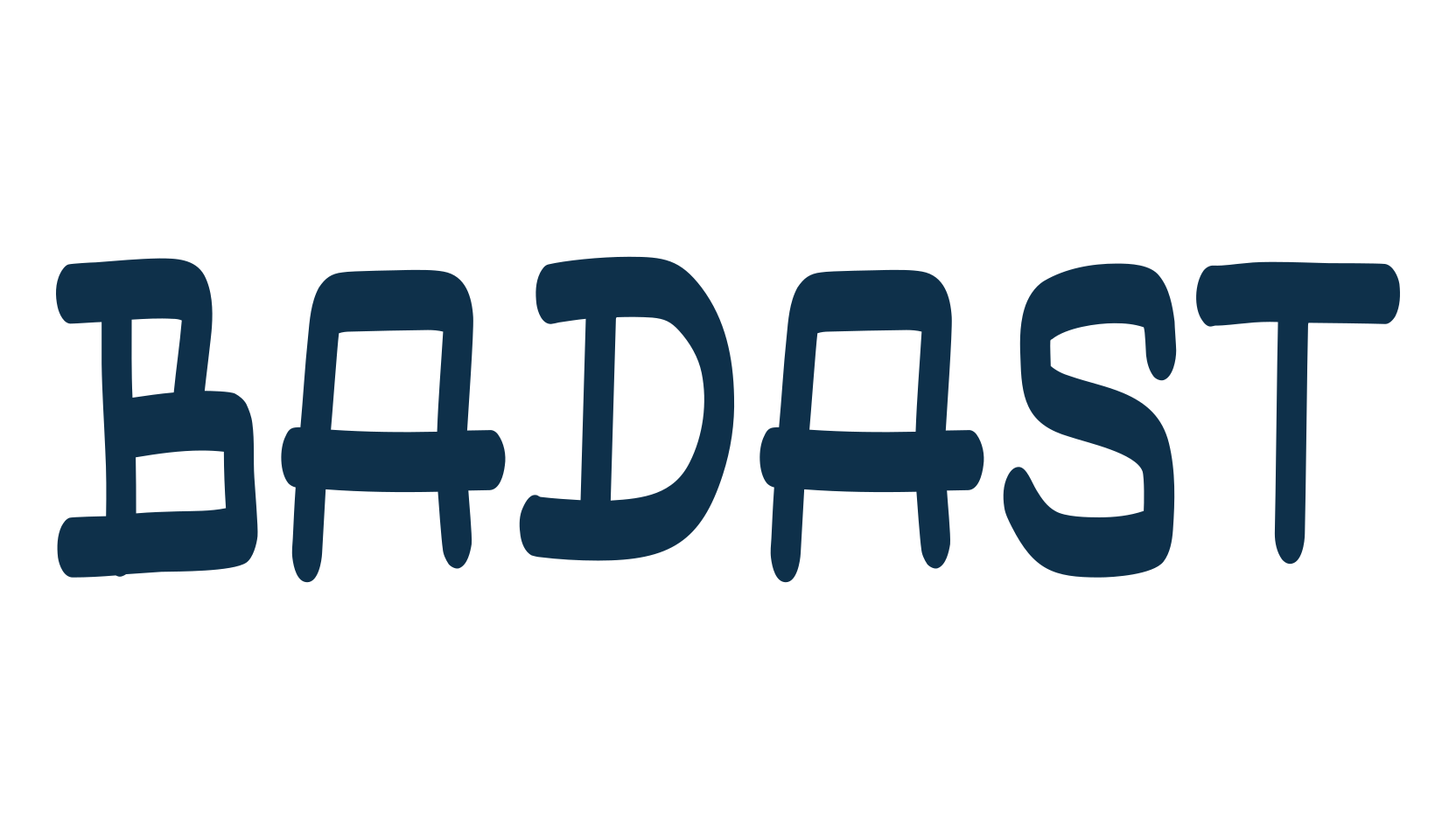 Badast, display market font preview
