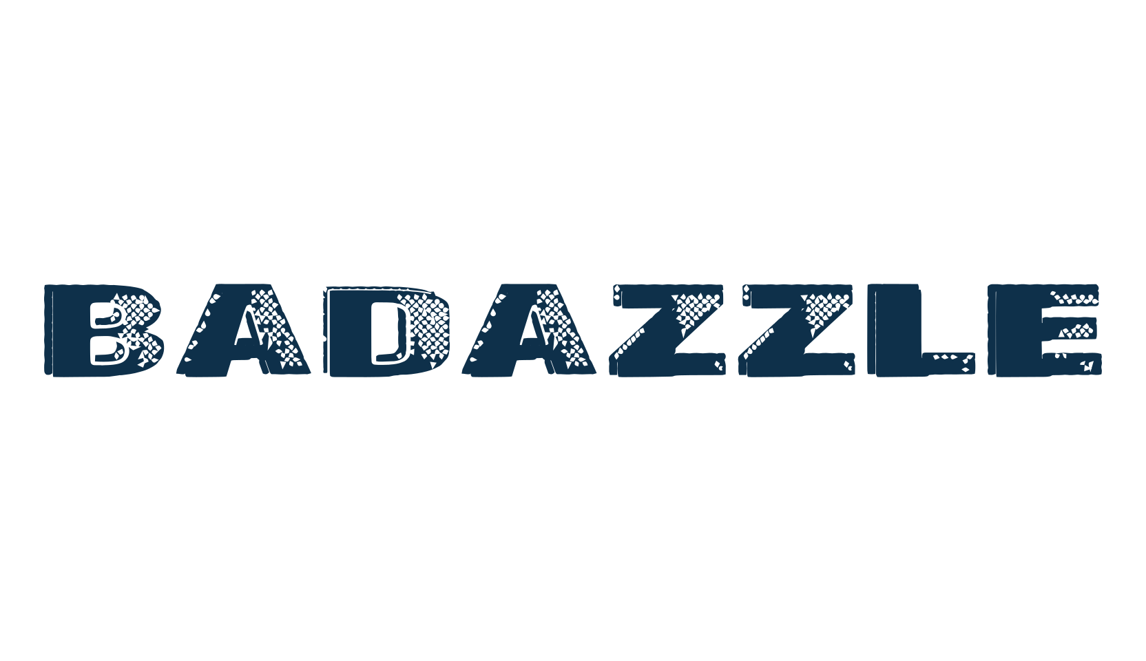 Badazzle, decorative font preview