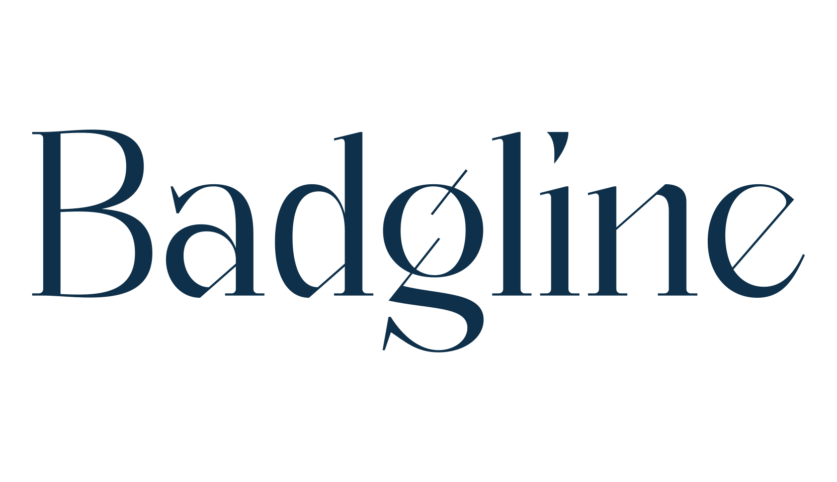 Badgline, serif font preview