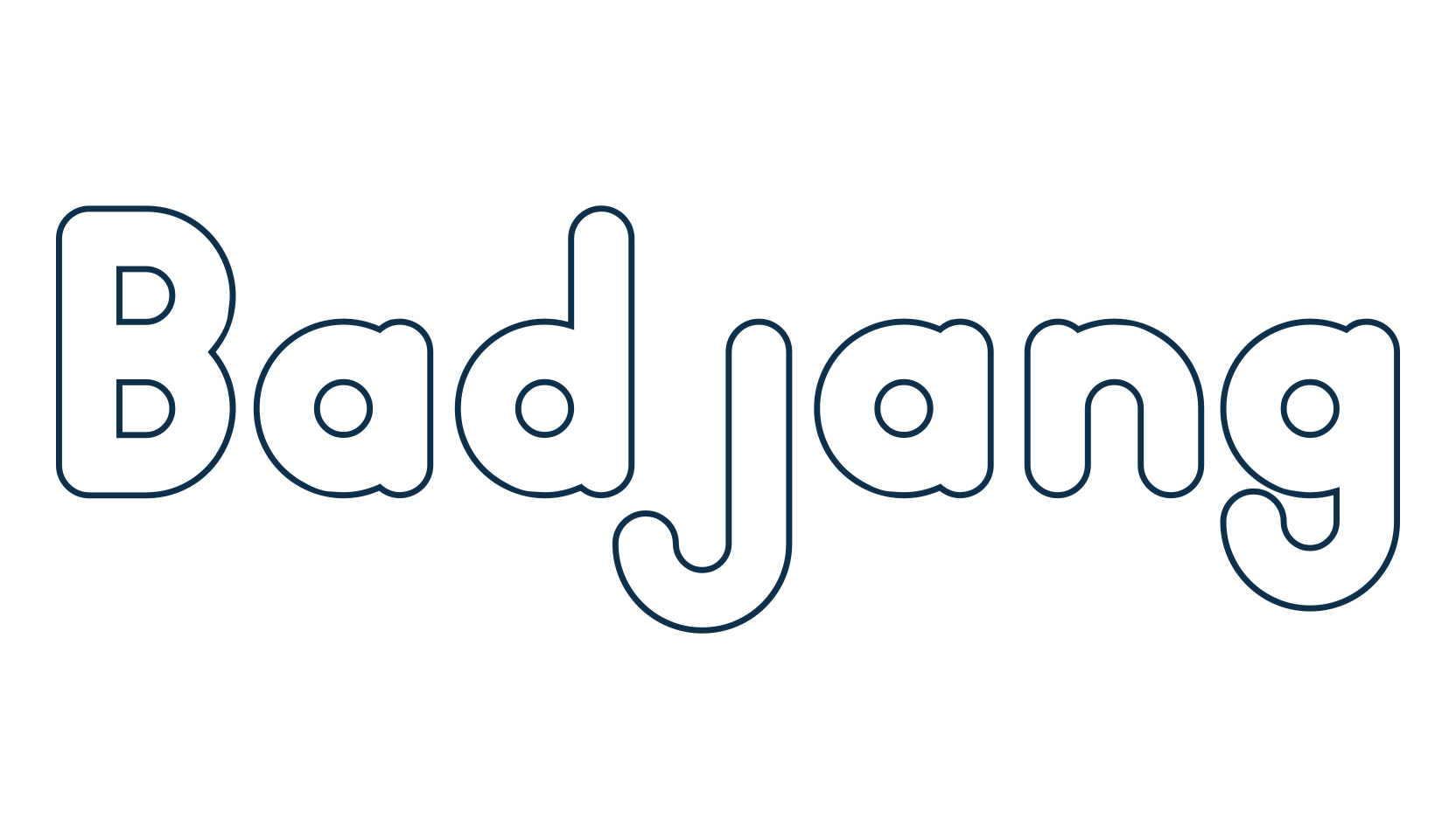 Badjang, sans serif font preview