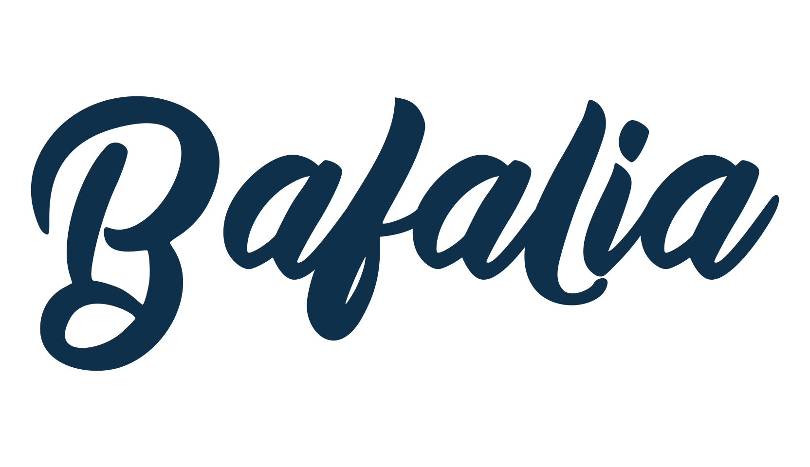 Bafalia, script calligraphy fancy decorative font preview