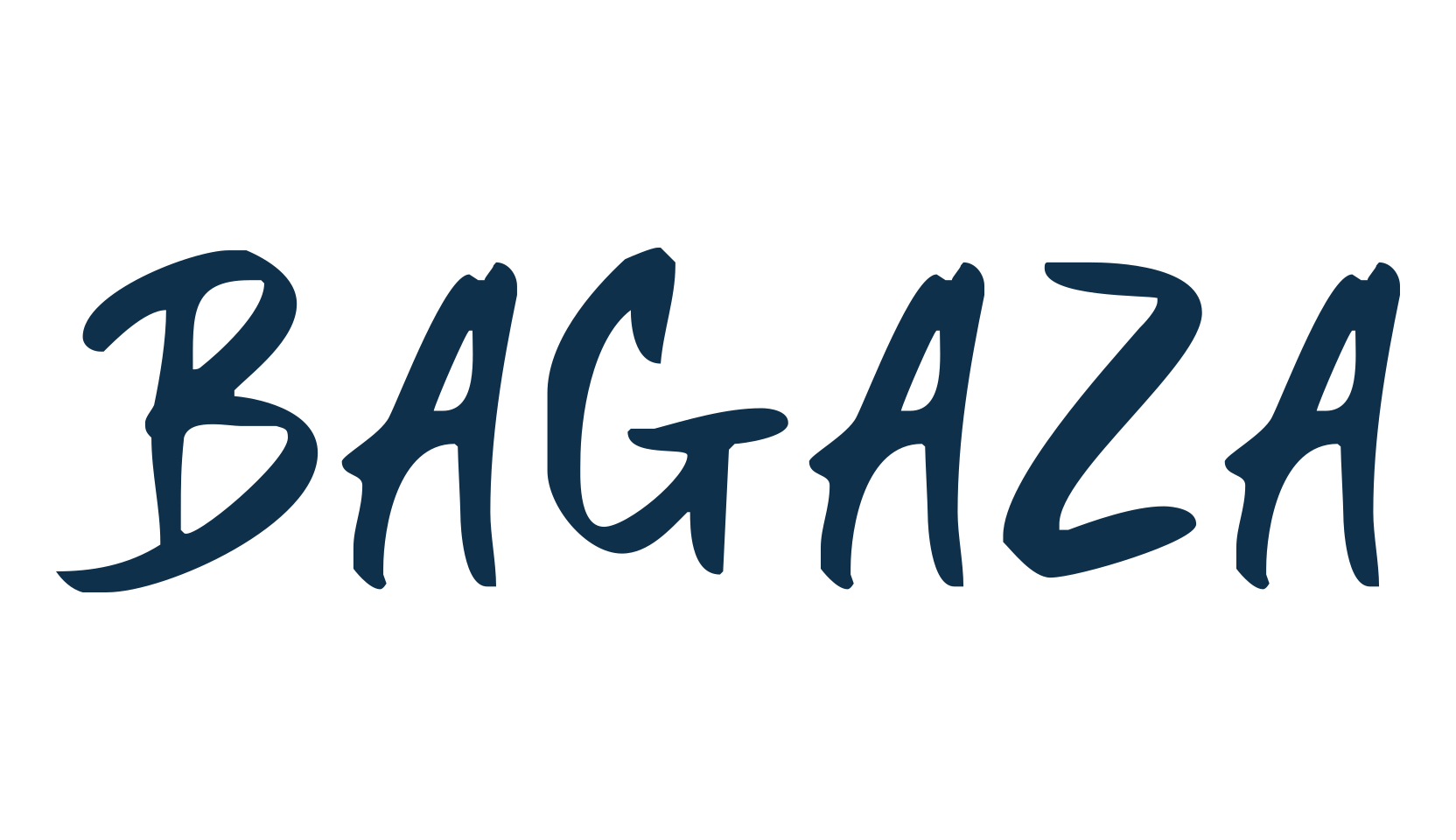 Bagaza, script handwritten fancy decorative calligraphy font preview