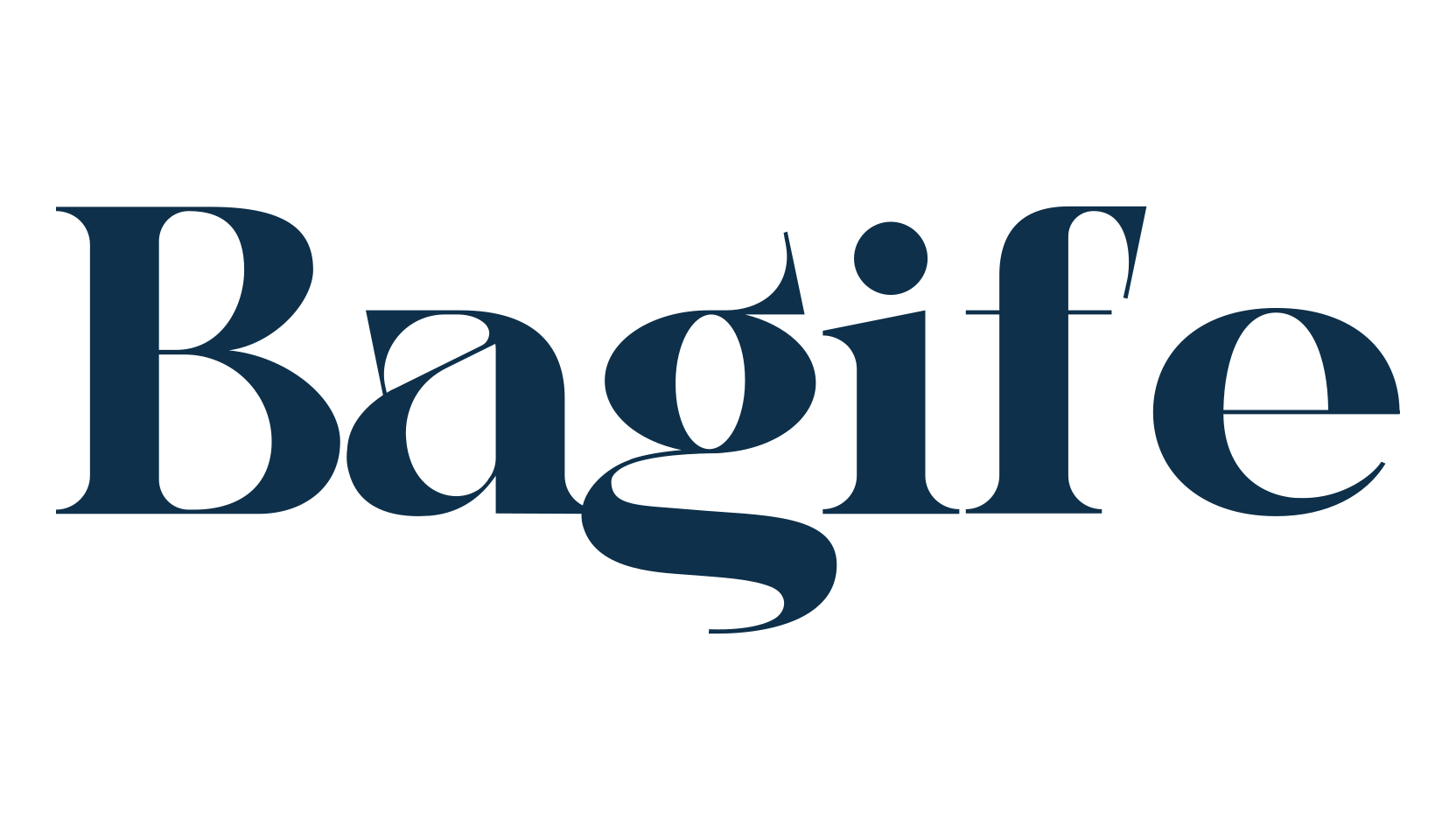 Bagife, serif font preview