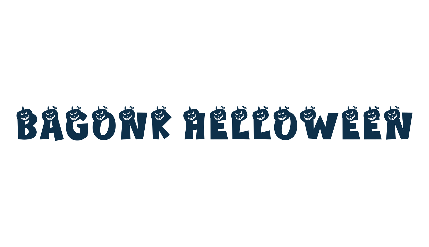 Bagonk Helloween, fancy decorative font preview