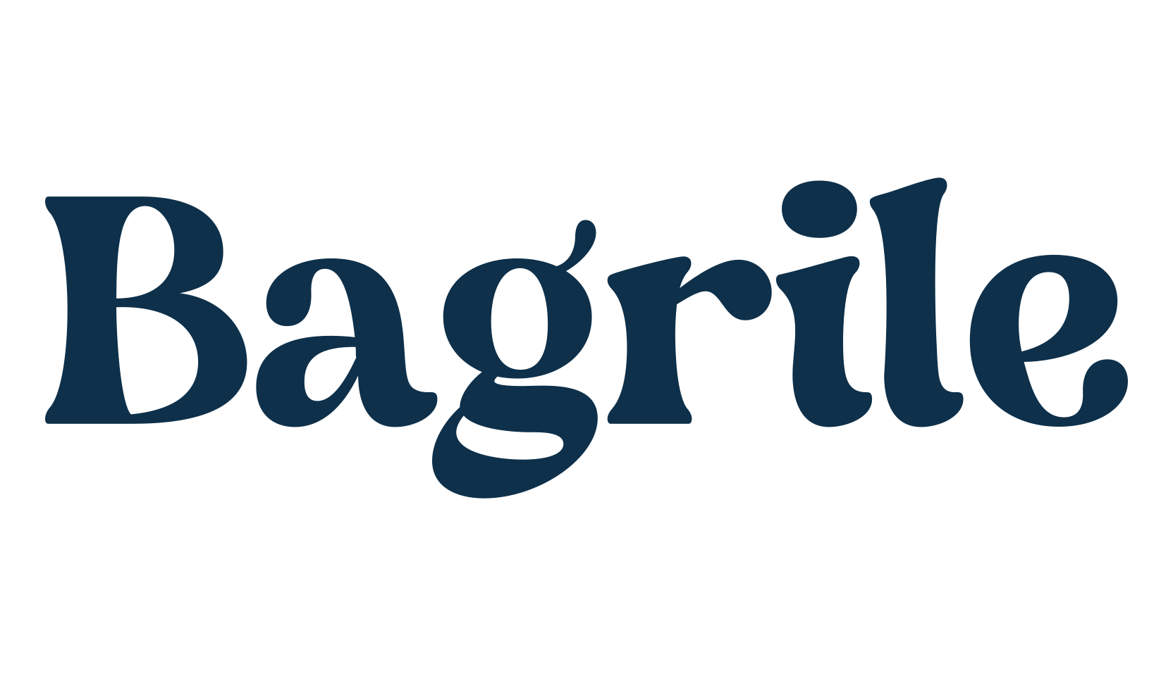 Bagrile, basic serif font preview