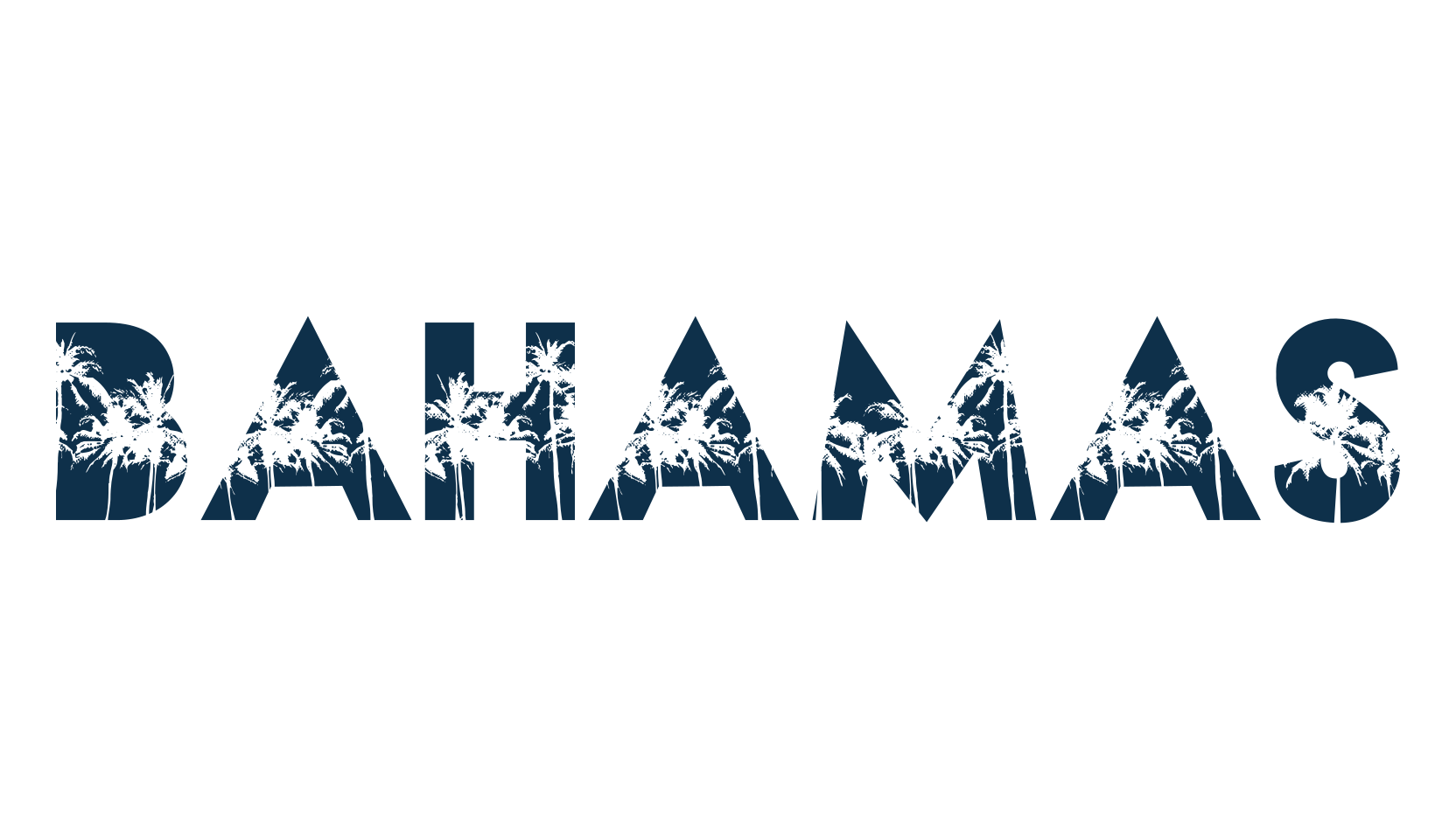 Bahamas, decorative font preview