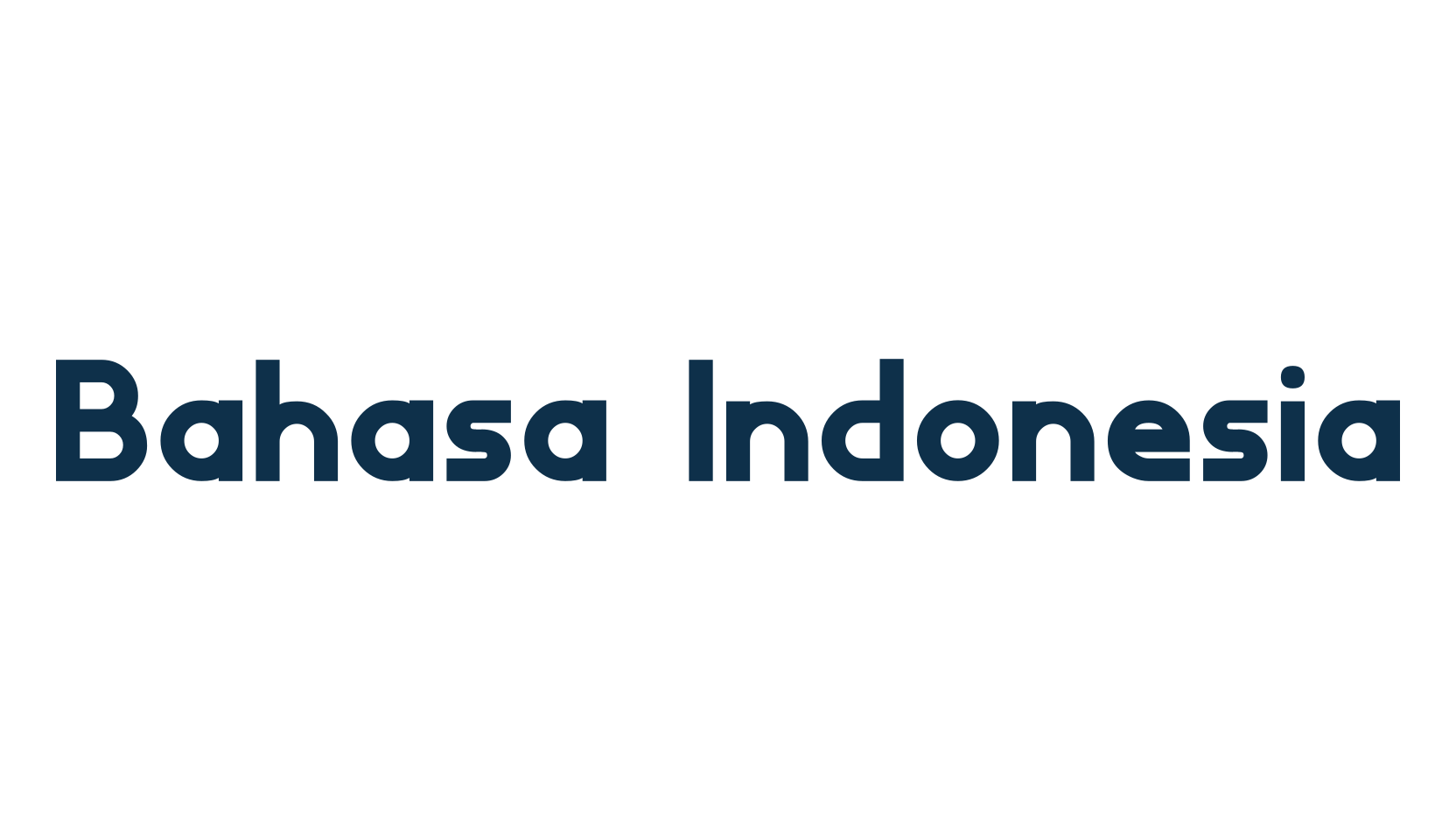 Bahasa Indonesia, sans serif font preview