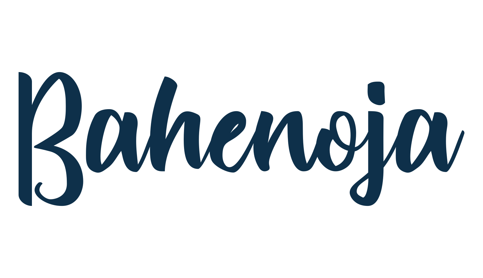 Bahenoja, display market font preview
