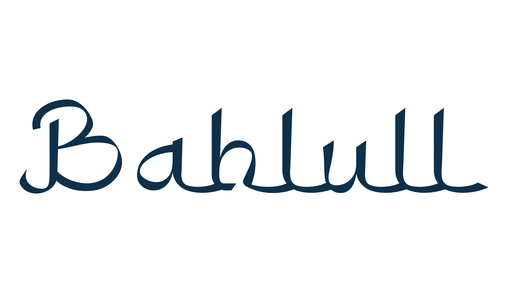 Bahlull, foreign look arabic font preview