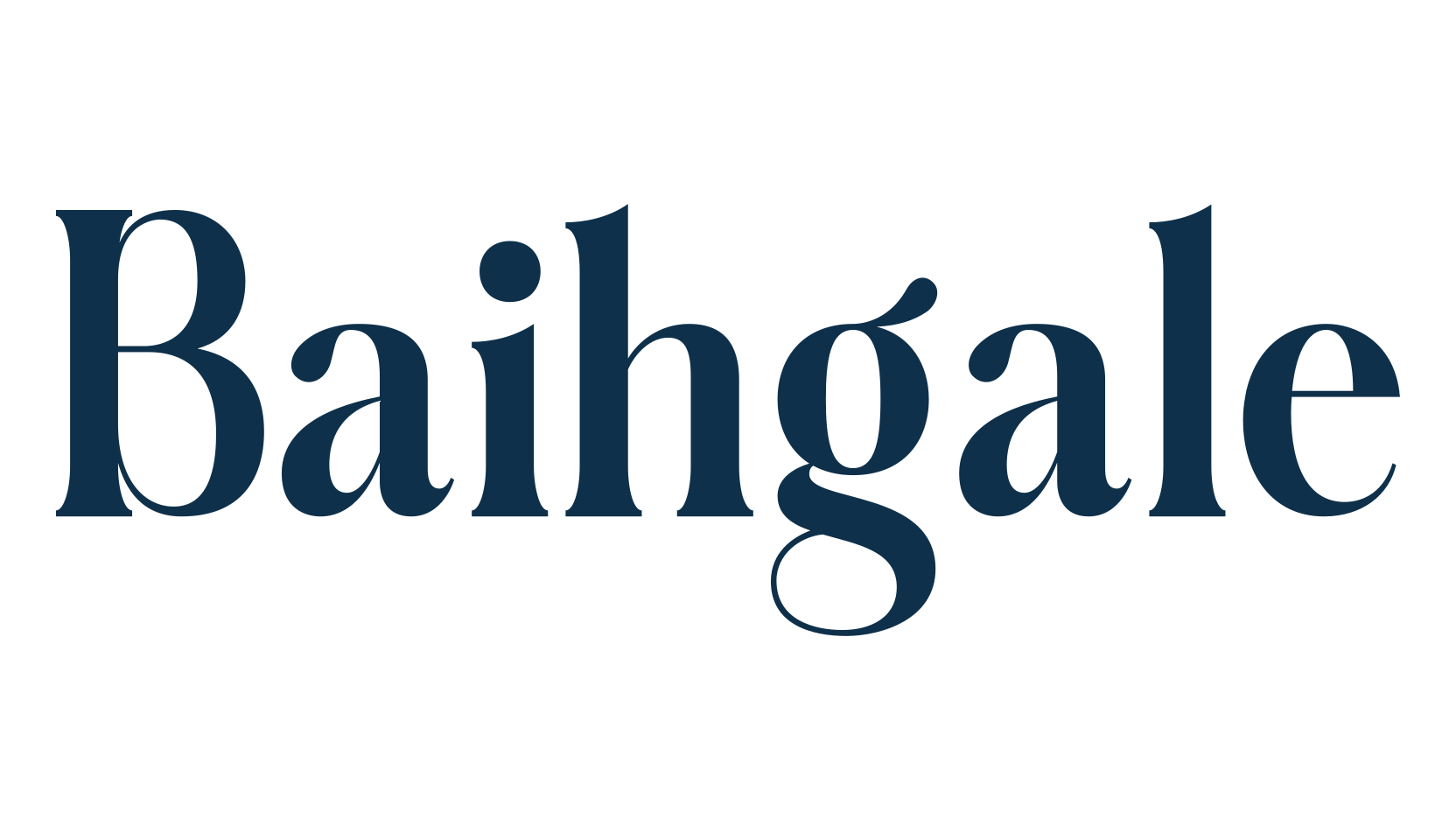 Baihgale, serif font preview