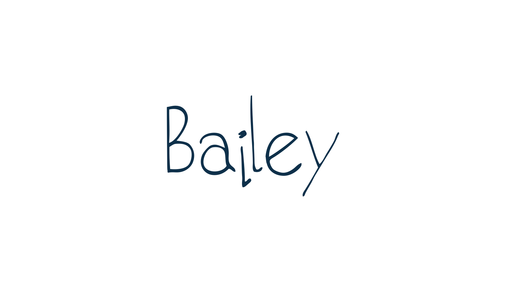 Bailey, script handwritten fancy decorative calligraphy font preview
