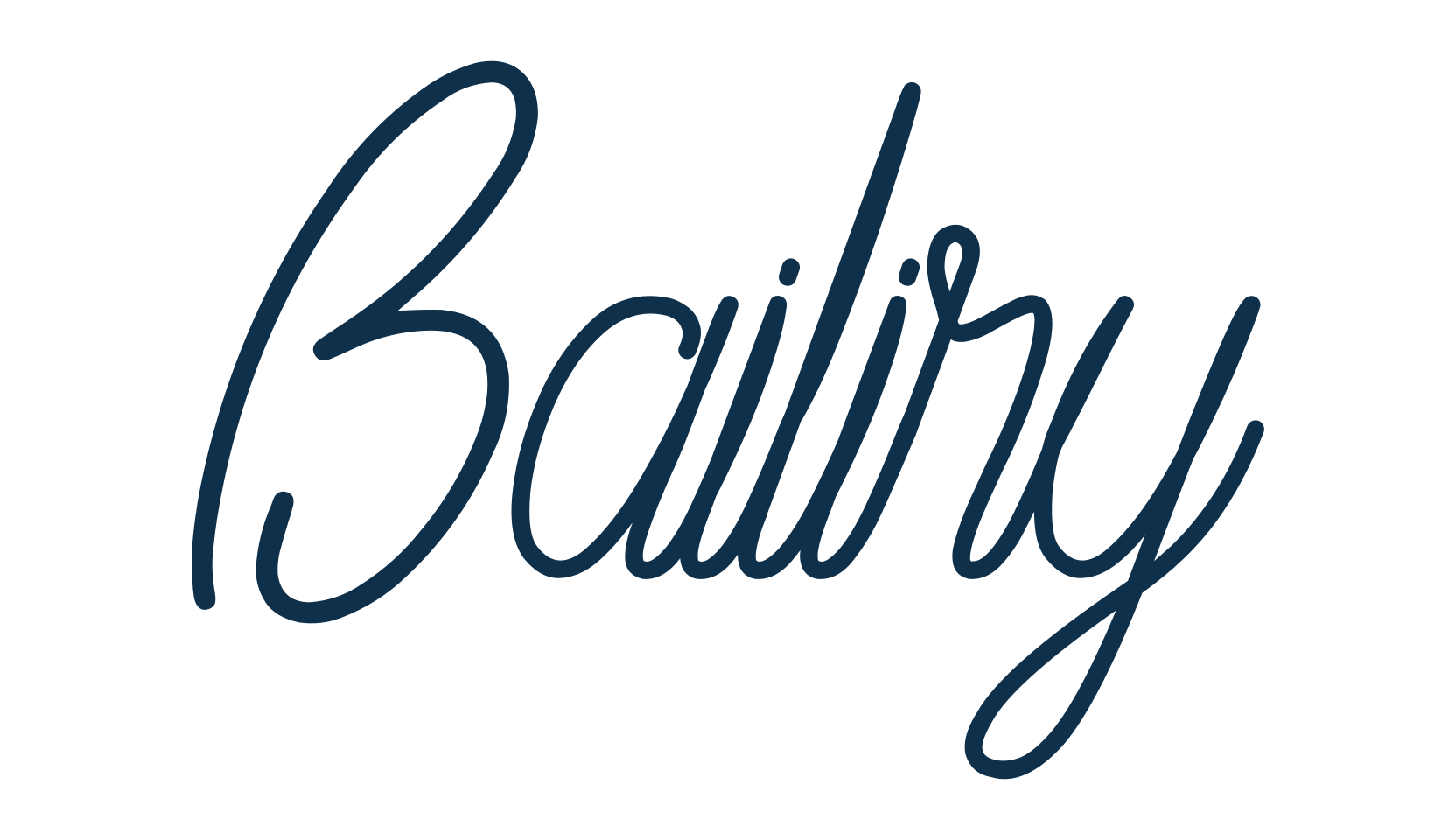 Bailiry, various font preview