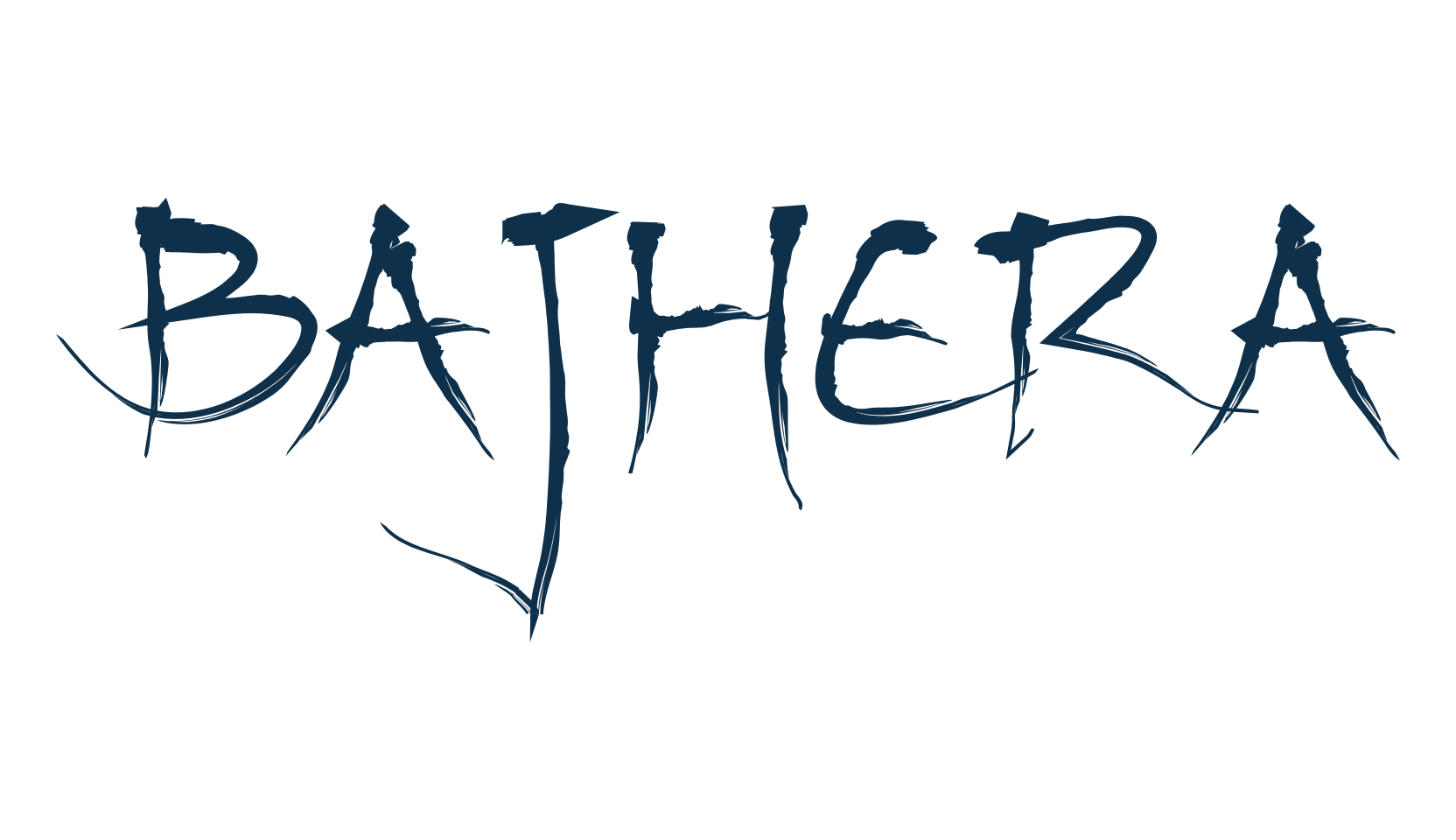 Bajhera, halloween font preview