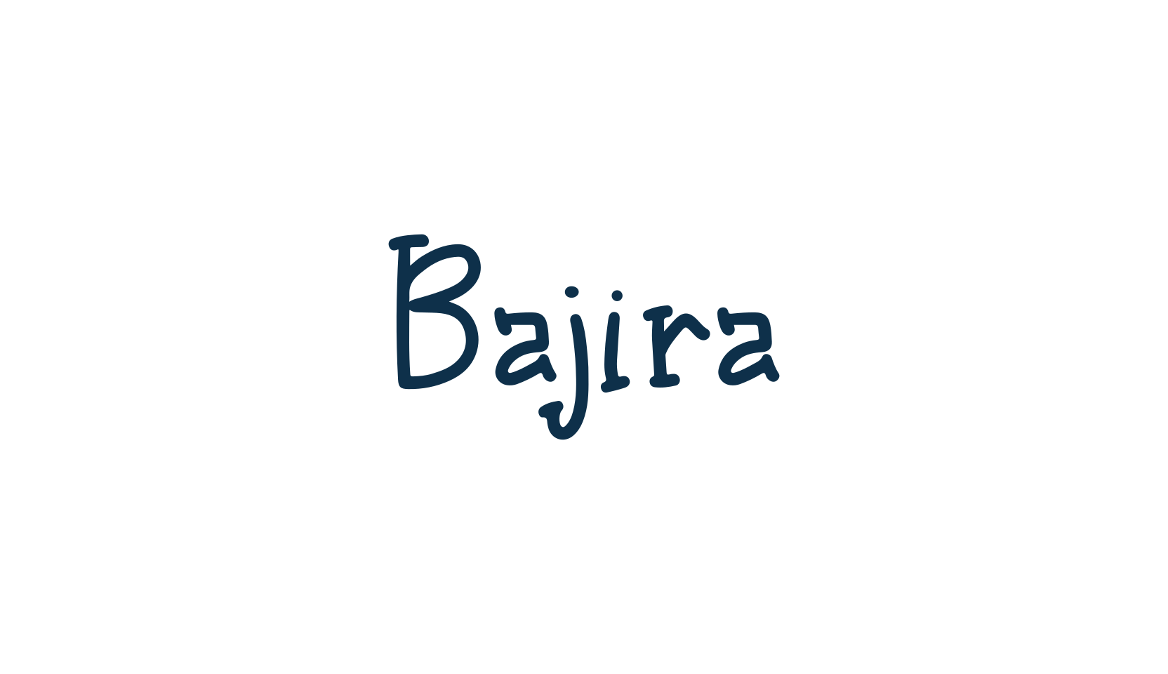 Bajira, cartoon font preview