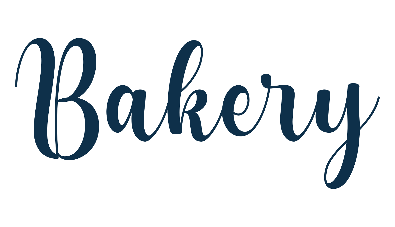 Bakery, fancy various basic font preview