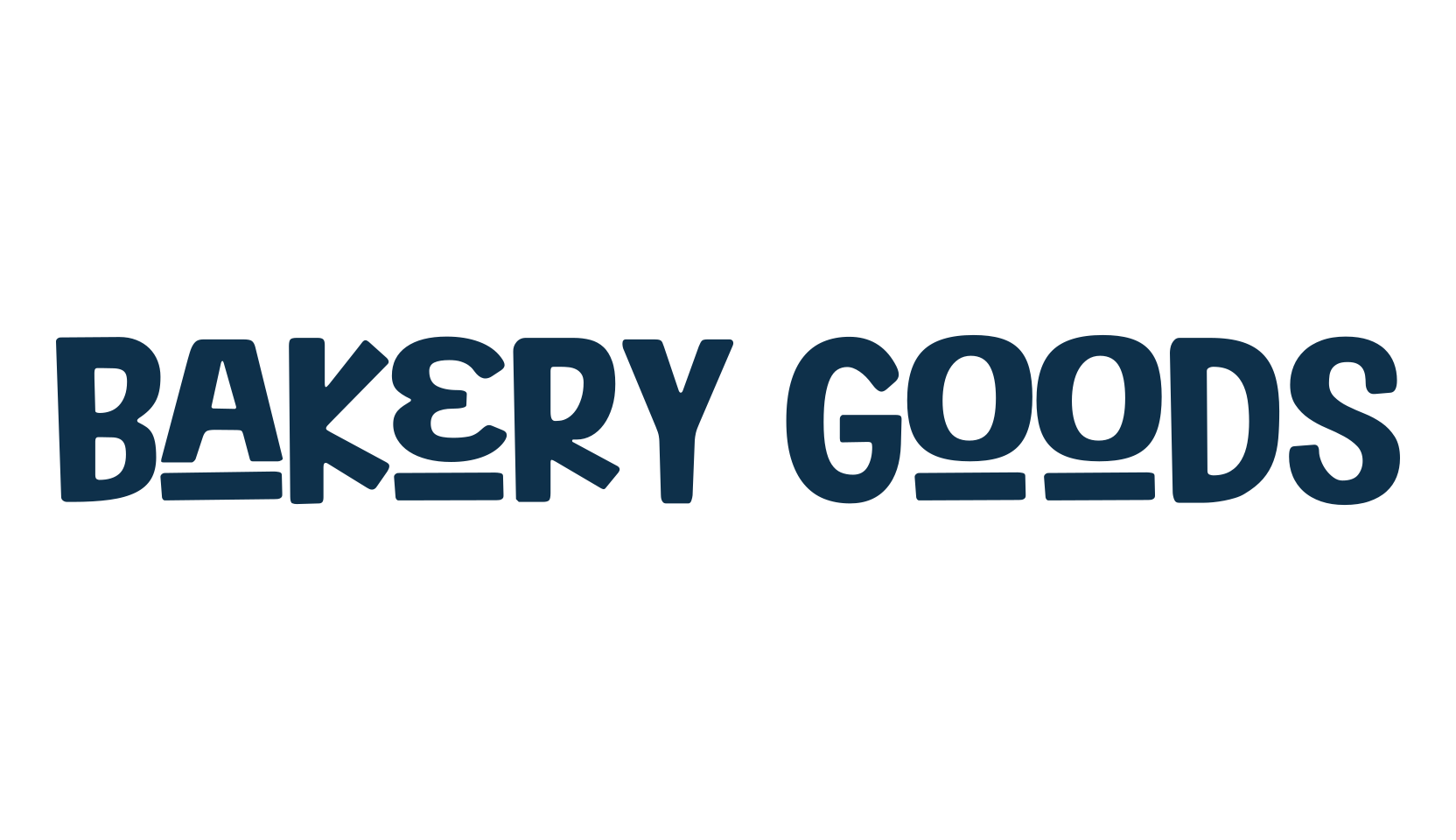 Bakery Goods, cartoon font preview