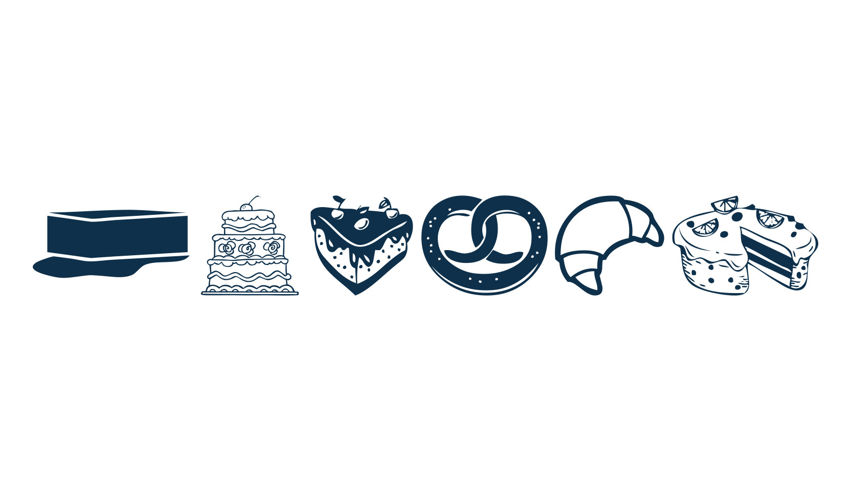 Bakery (bakery), fancy decorative font preview