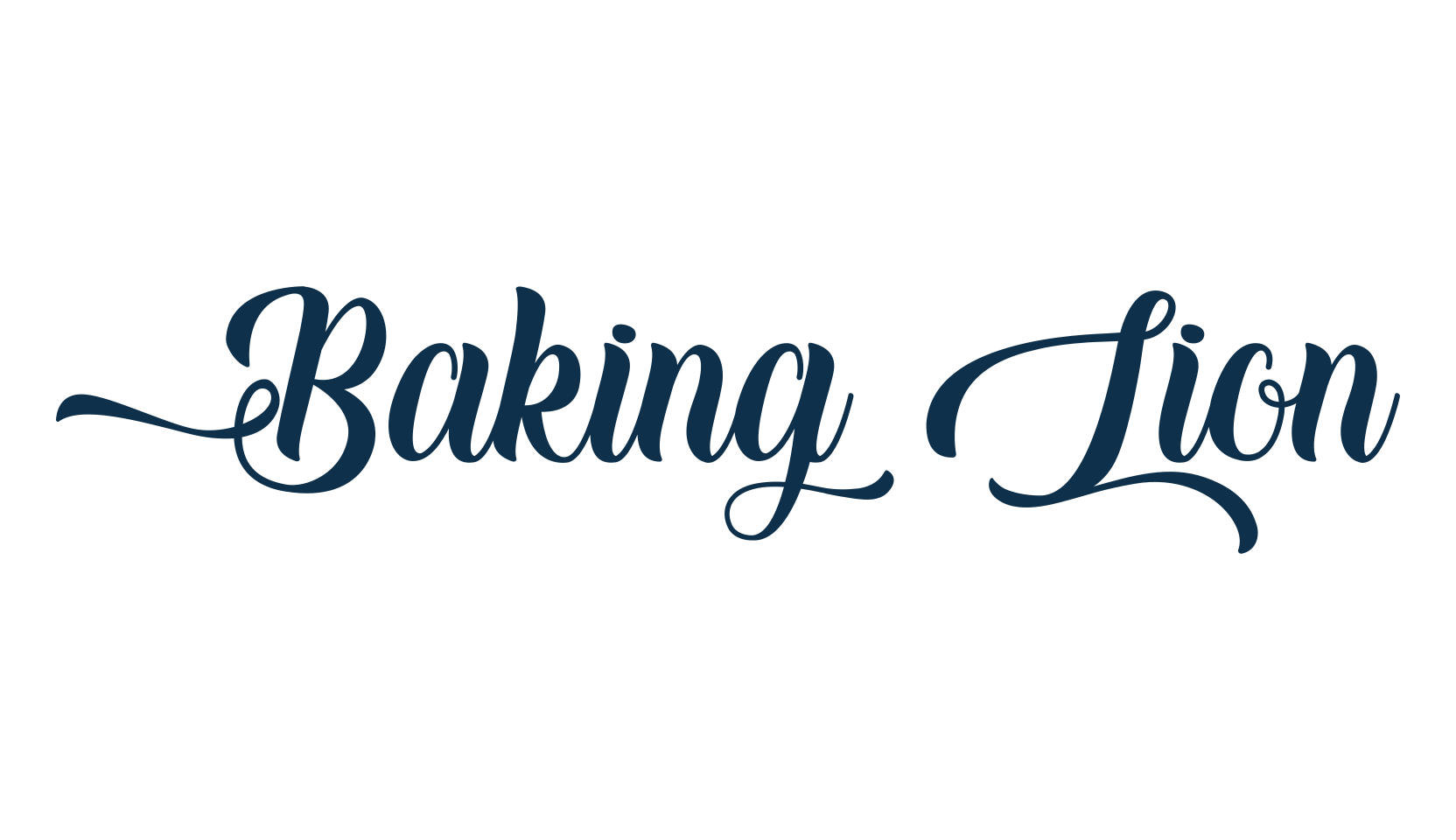 Baking Lion, script calligraphy fancy decorative font preview