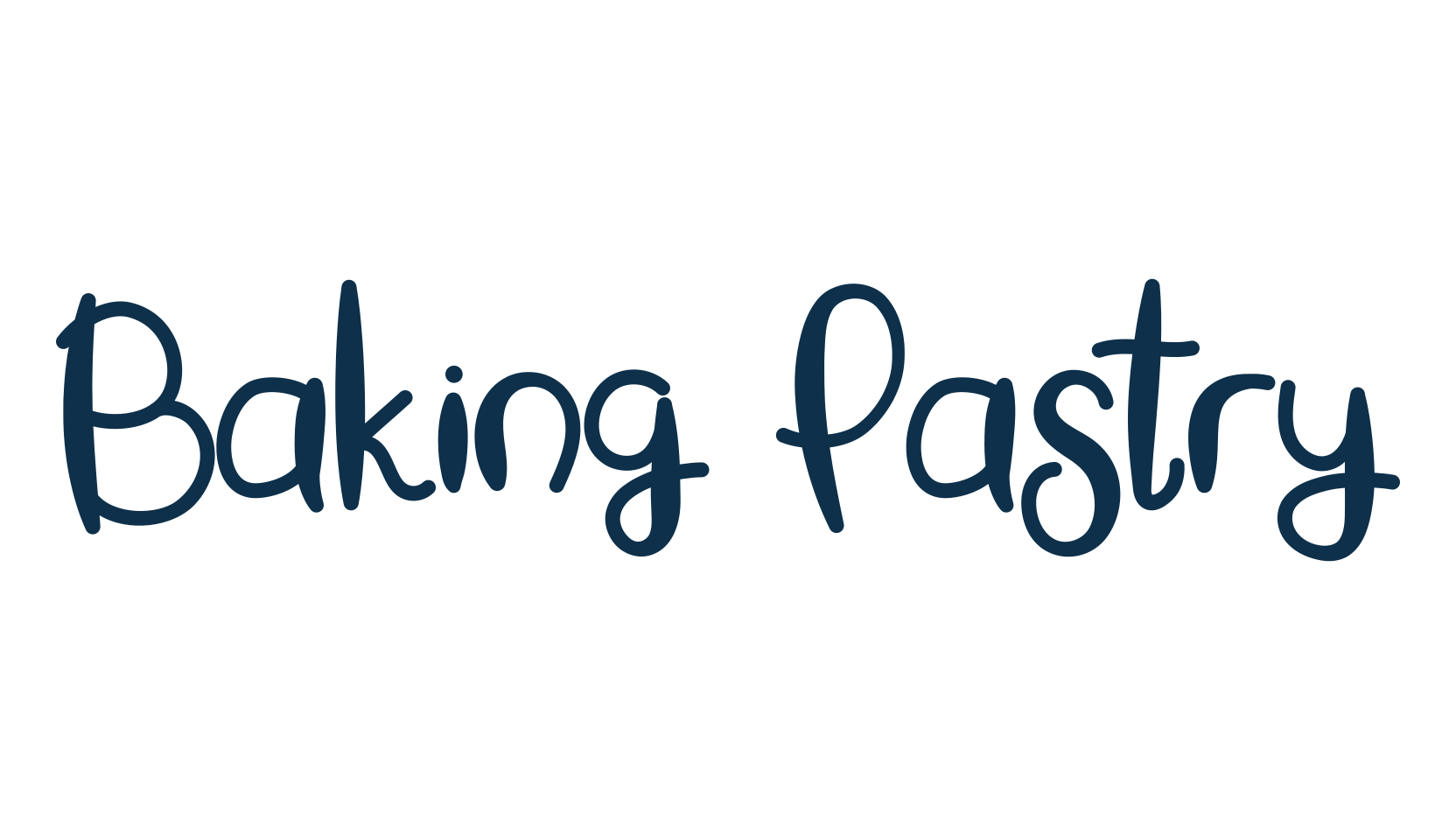 Baking Pastry (baking-pastry-2), fancy various decorative script calligraphy font preview