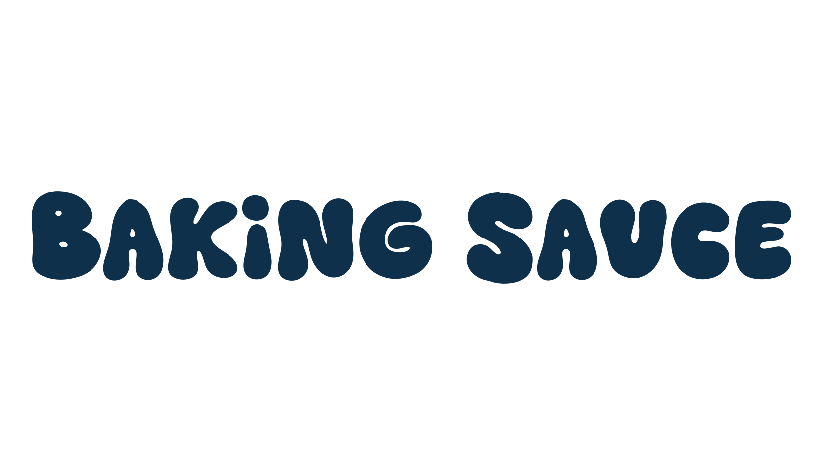 Baking Sauce, fancy cartoon decorative font preview