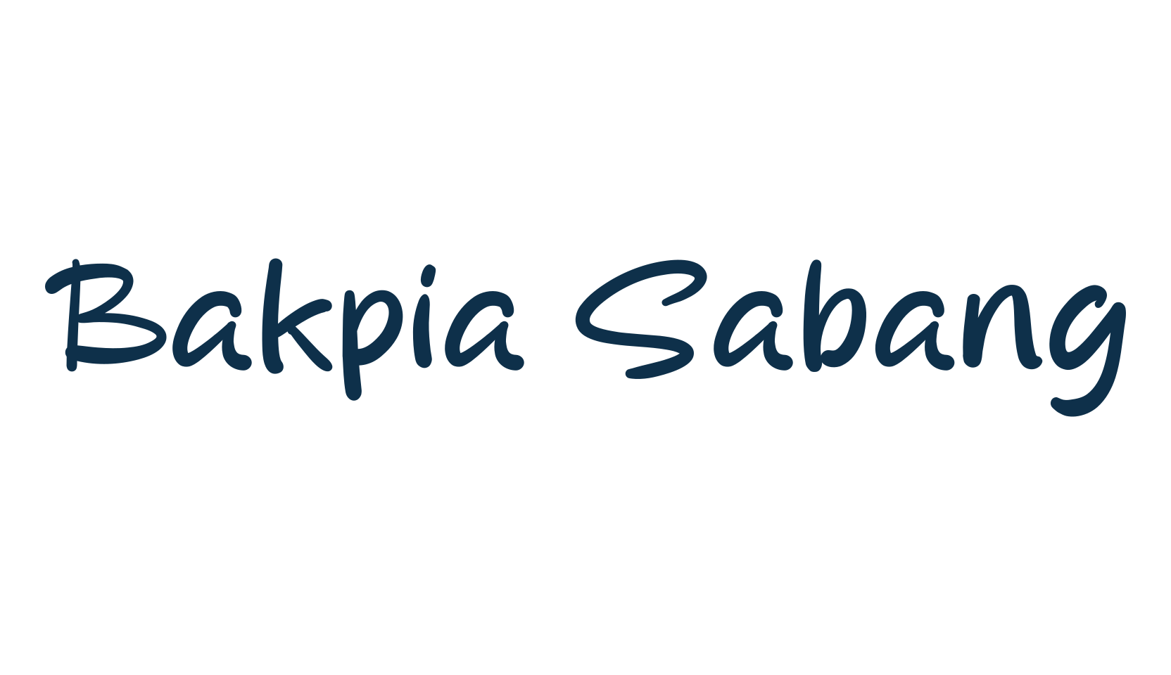 Bakpia Sabang, handwriting font preview