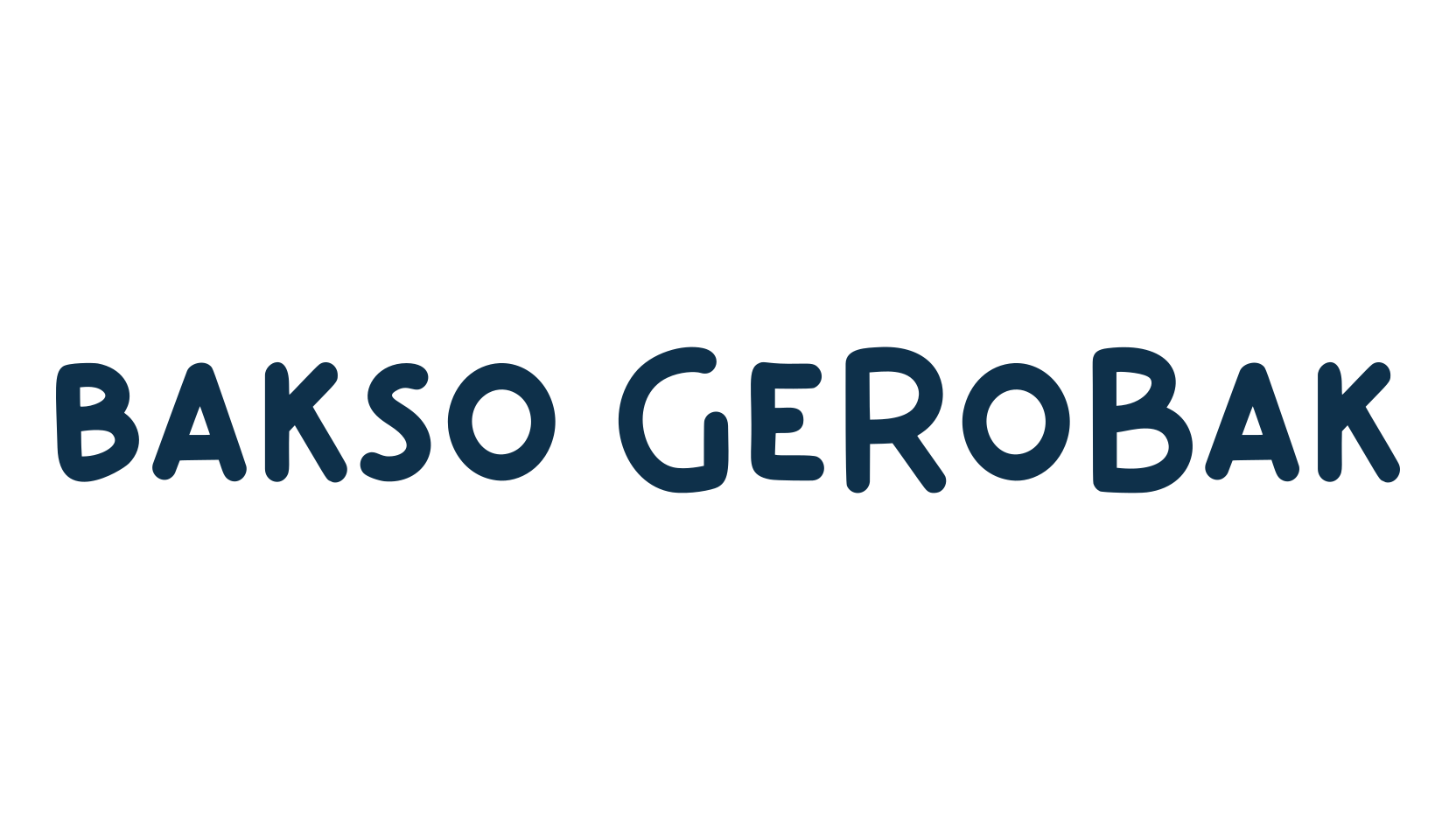 Bakso Gerobak, handwriting font preview