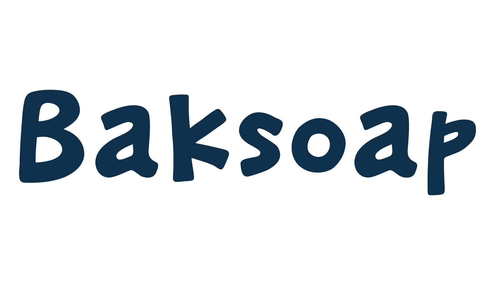 Baksoap, fancy cartoon decorative font preview