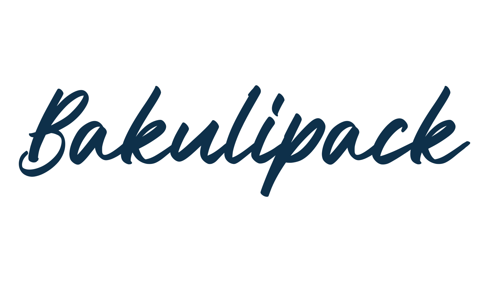 Bakulipack, handwriting font preview