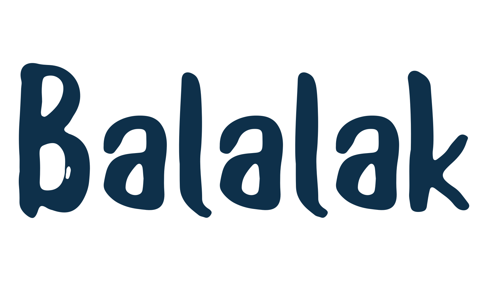 Balalak, script brush fancy decorative calligraphy font preview