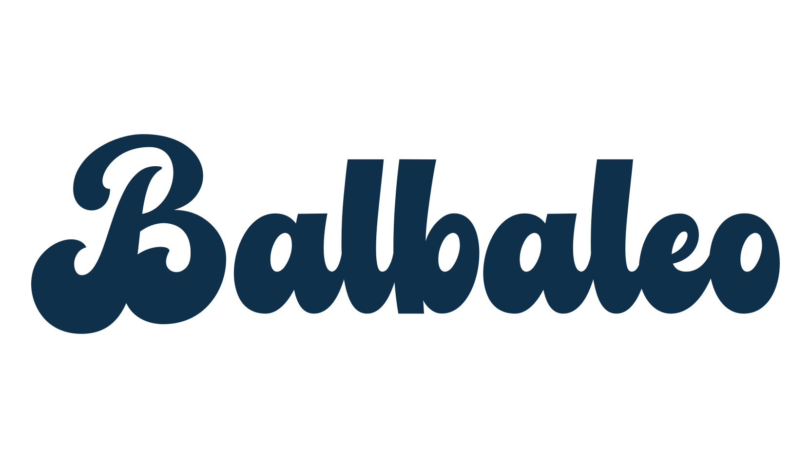 Balbaleo, groovy font preview