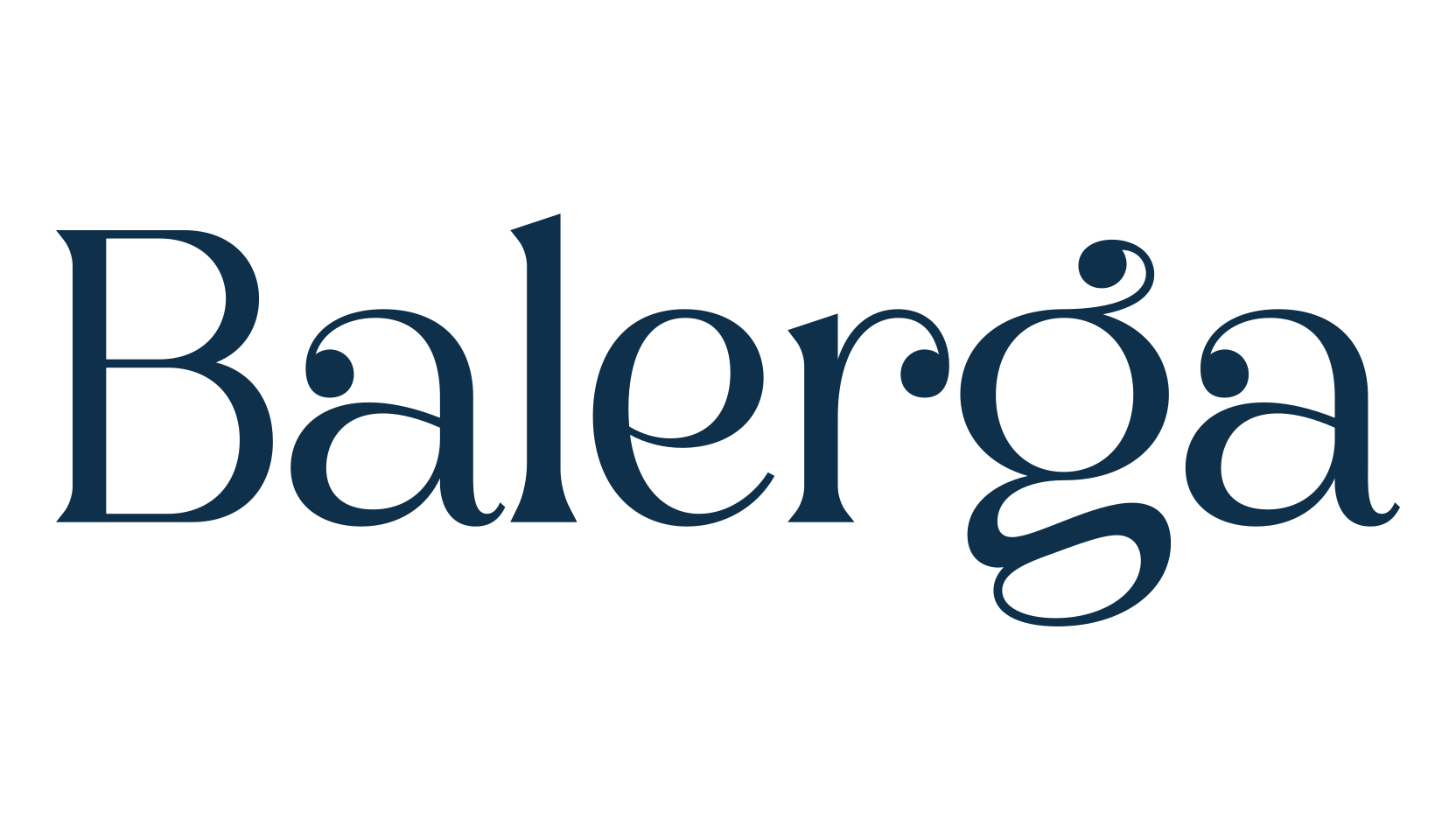 Balerga, serif font preview