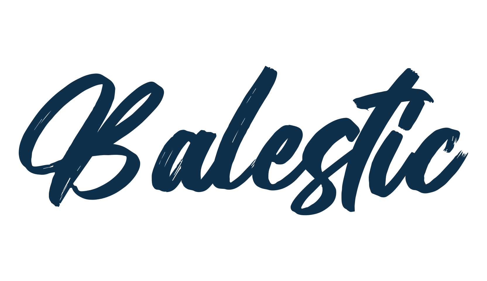 Balestic, script brush fancy decorative calligraphy font preview