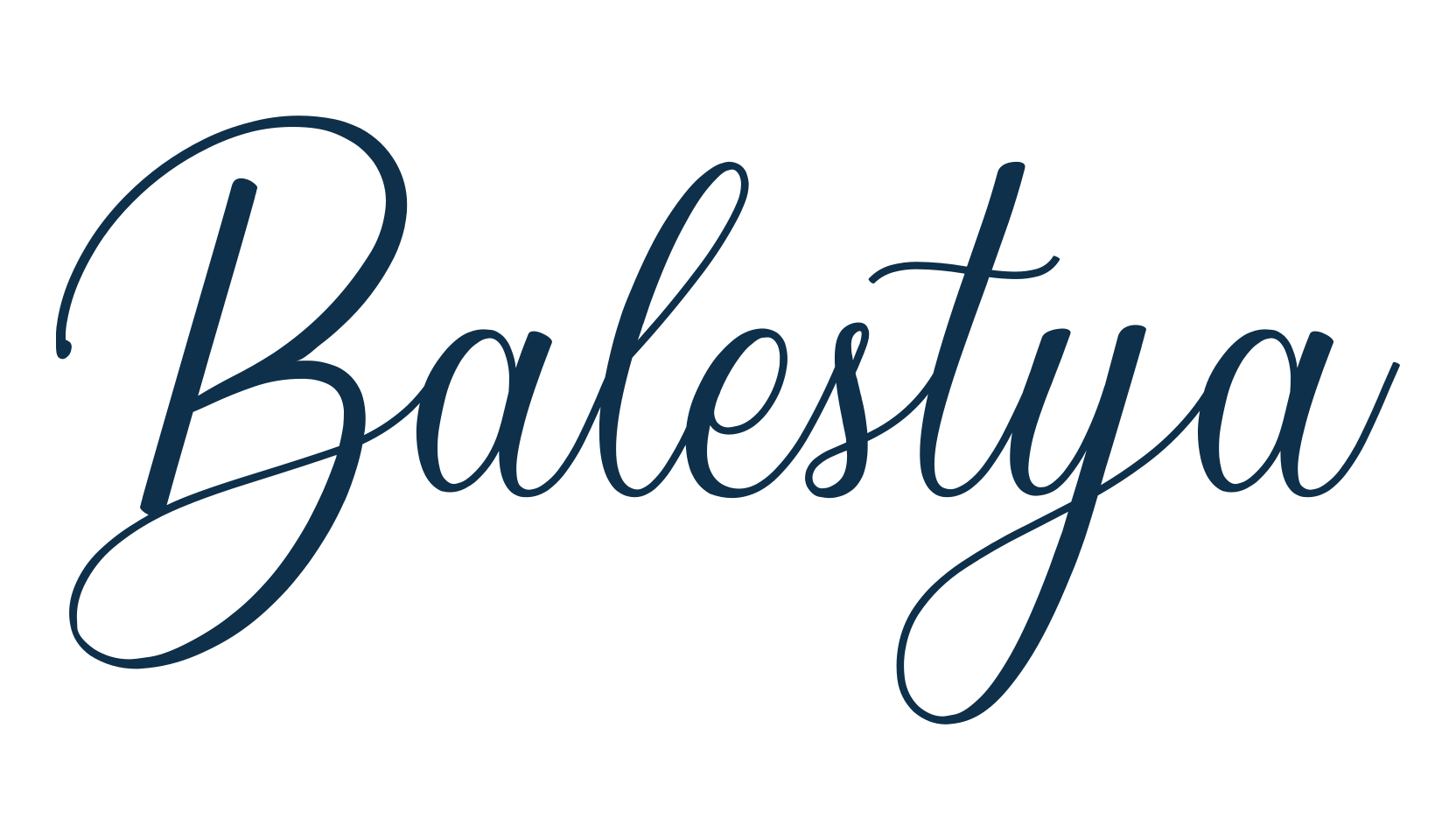 Balestya, script calligraphy fancy decorative font preview