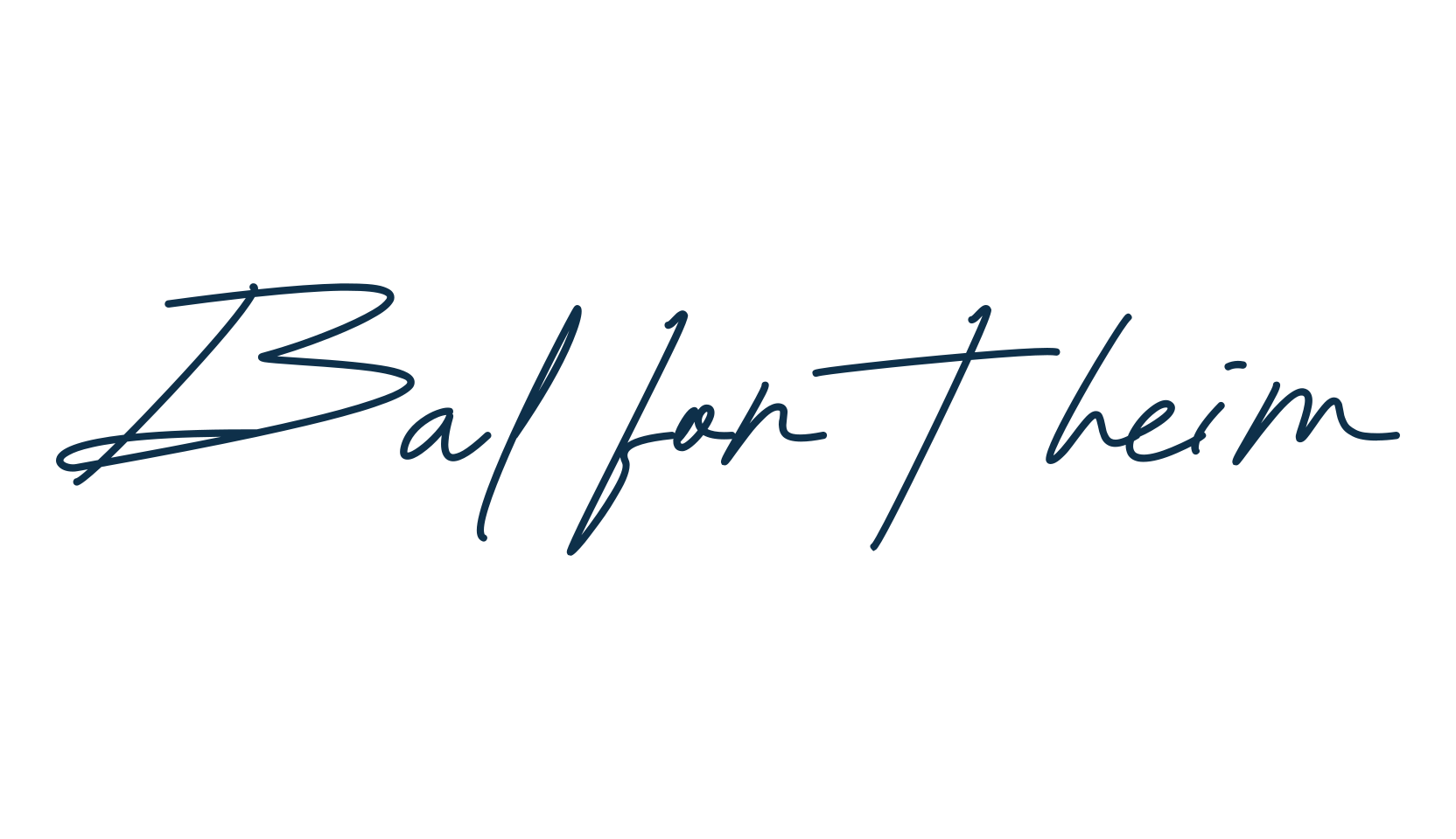 Balfontheim, handwriting font preview