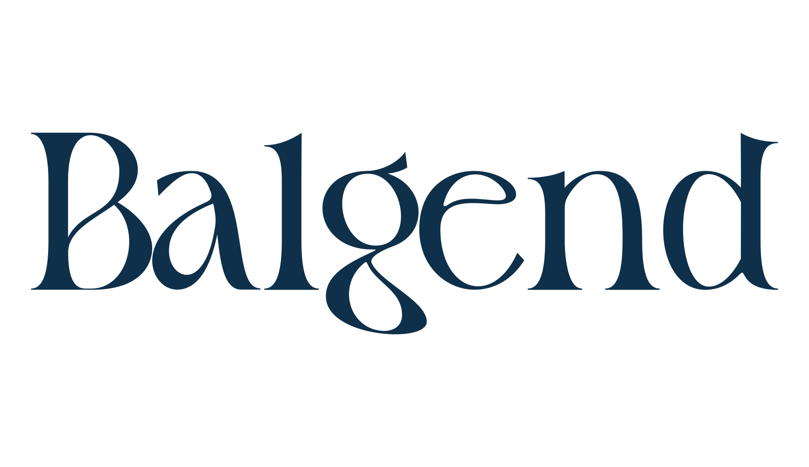 Balgend, basic serif font preview