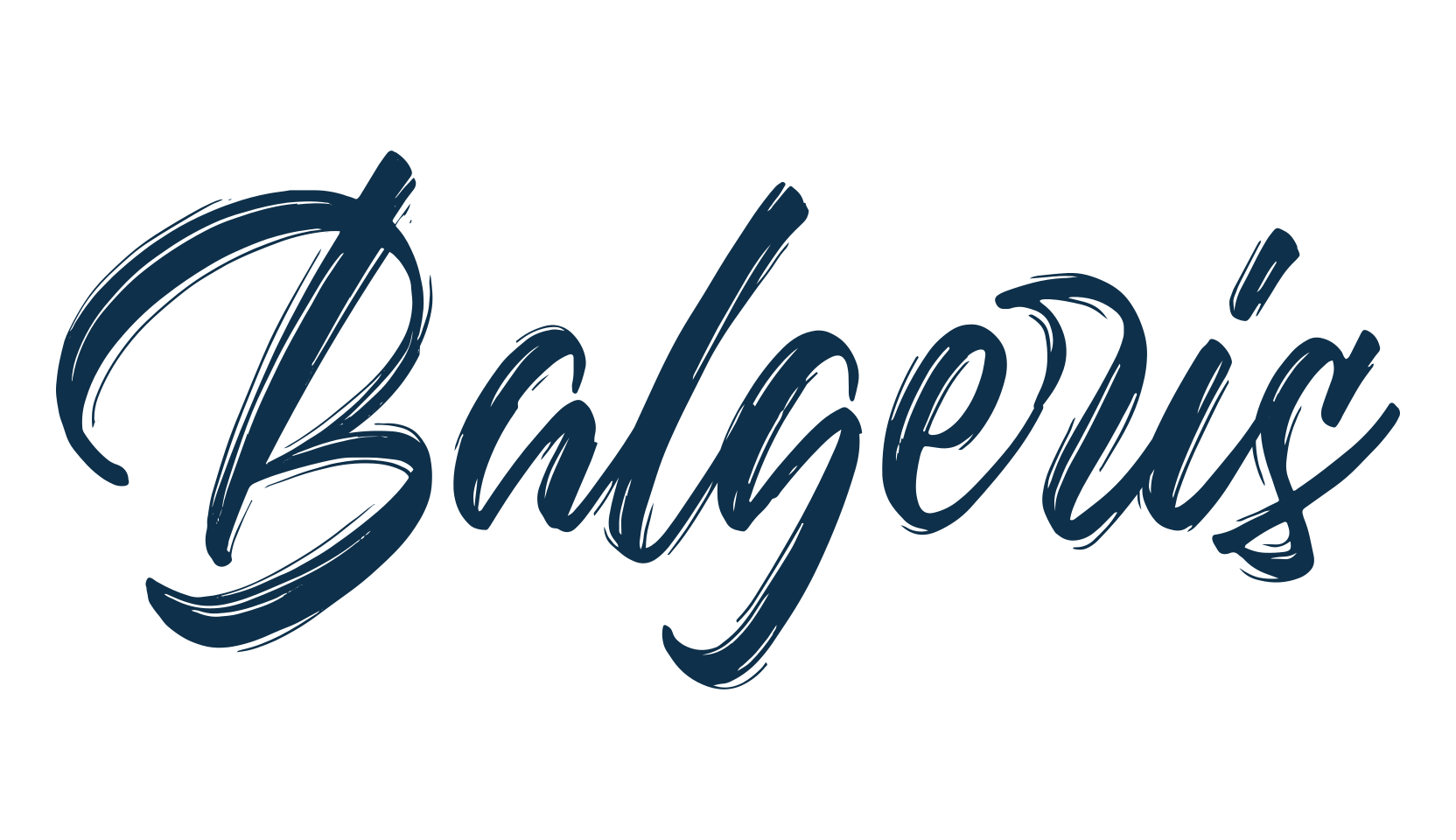 Balgeris, script brush fancy decorative calligraphy font preview