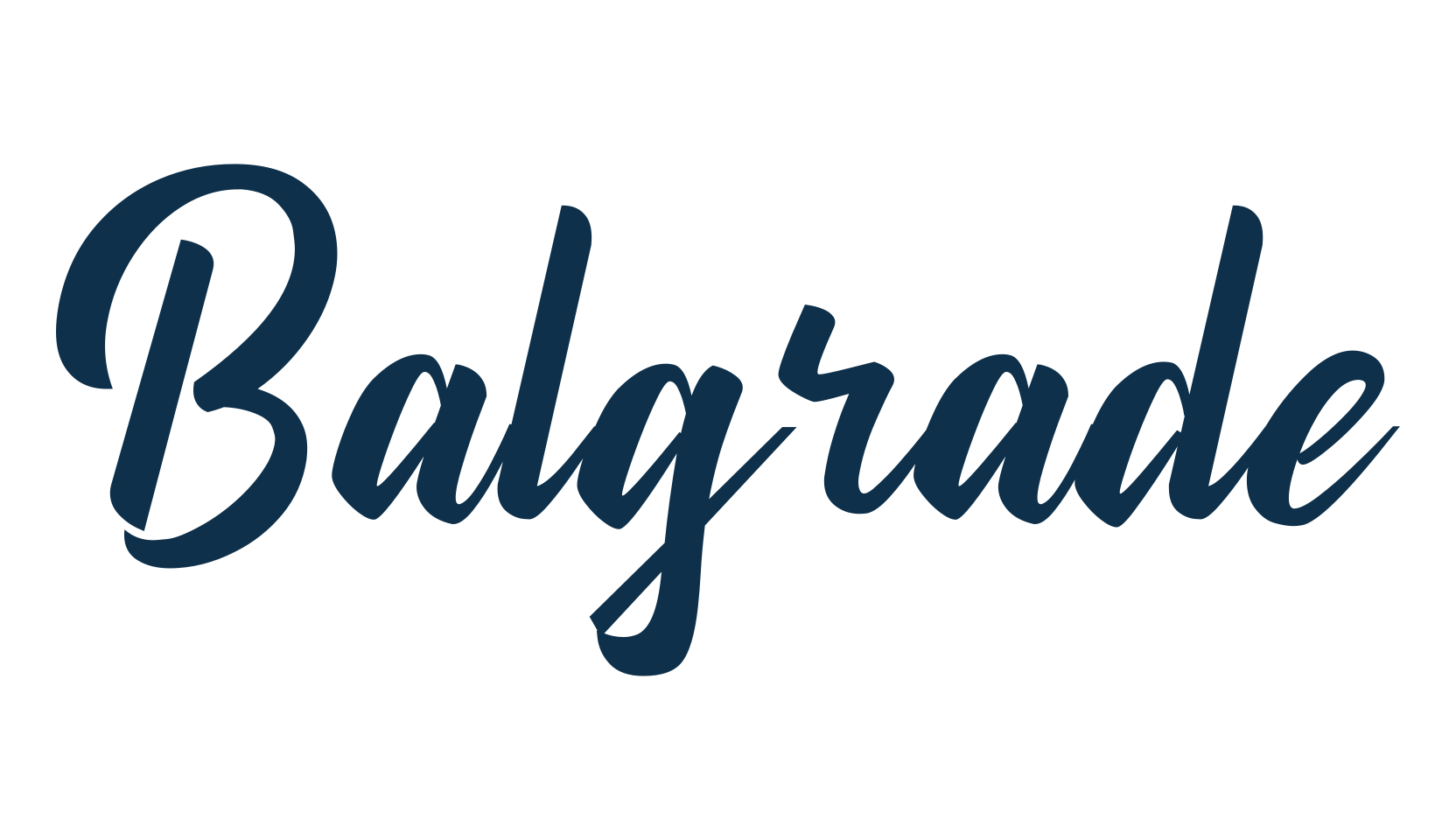 Balgrade, various font preview