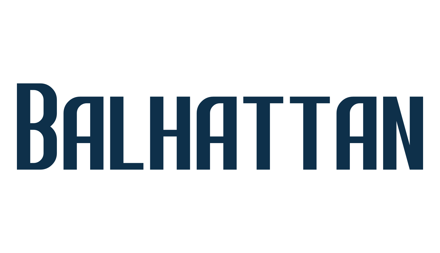 Balhattan, sans serif font preview