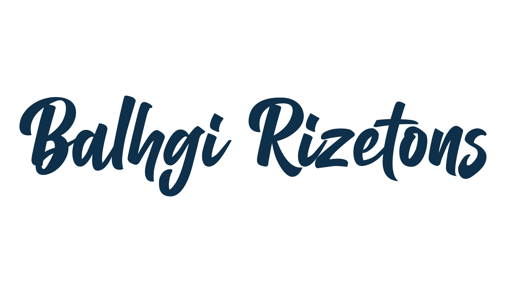 Balhgi Rizetons, display market font preview