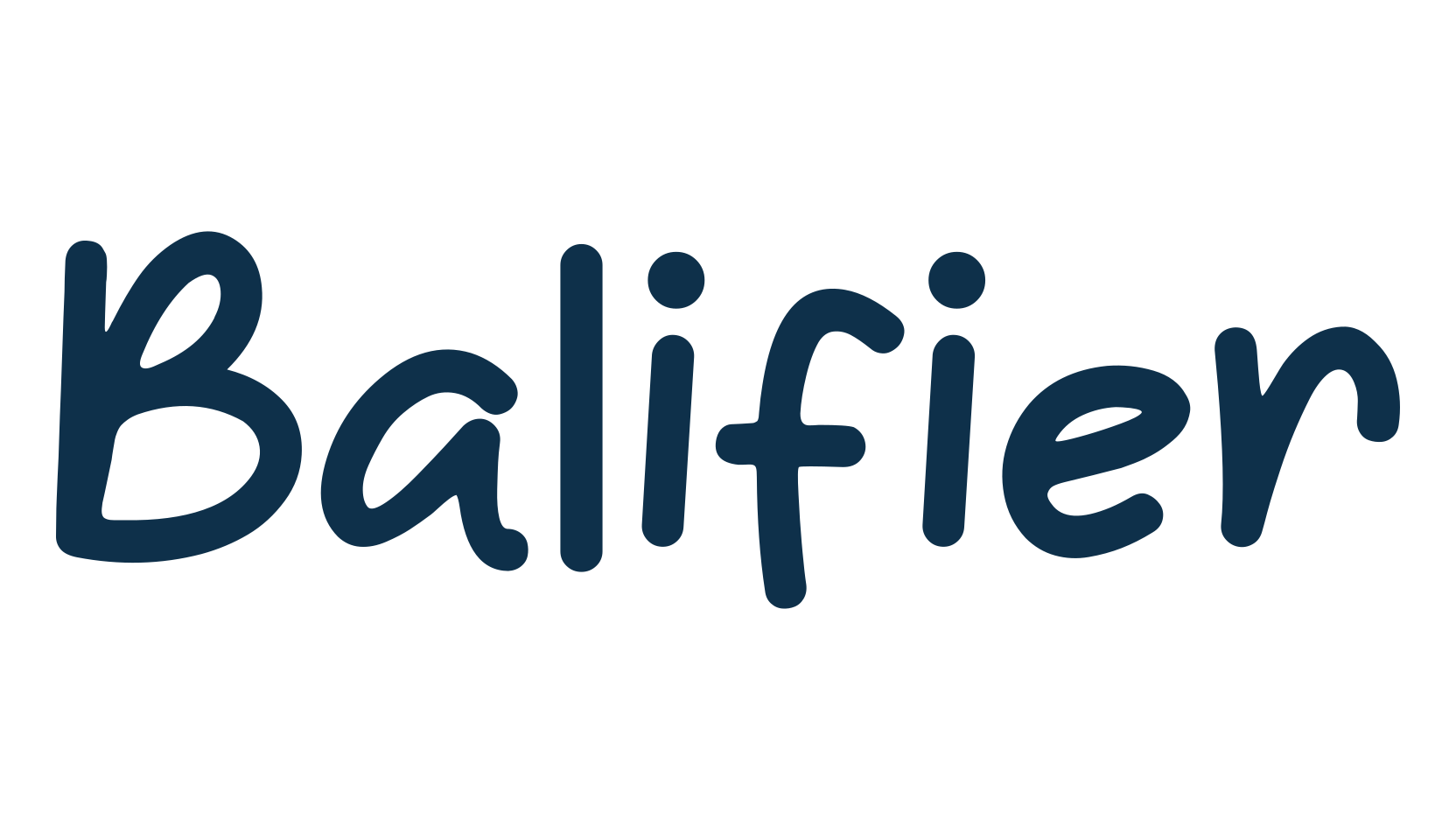 Balifier, cartoon font preview